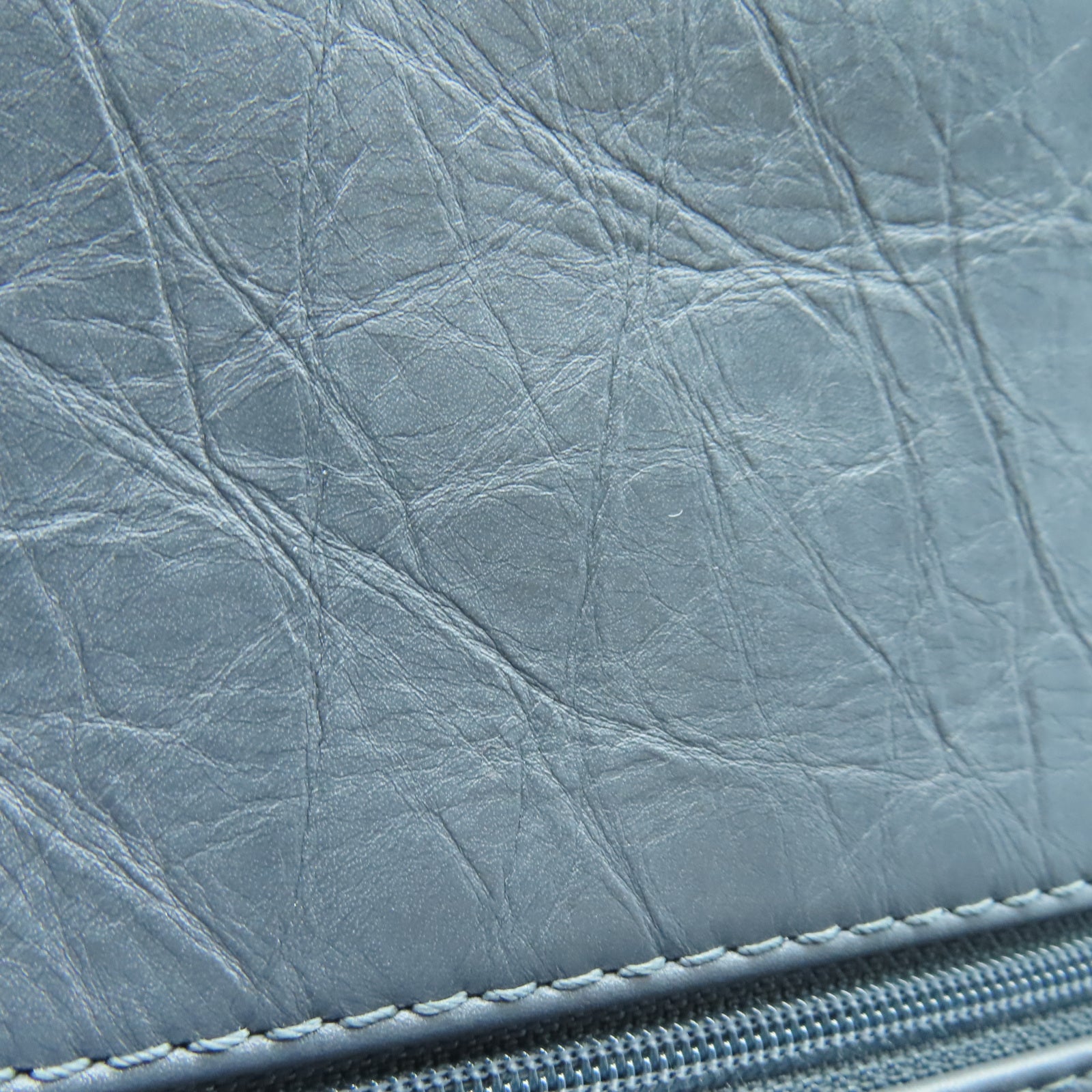 CHANEL rhombic cowhide leather 2.55 Chain Shoulder silver buckle chain shoulder bag gray