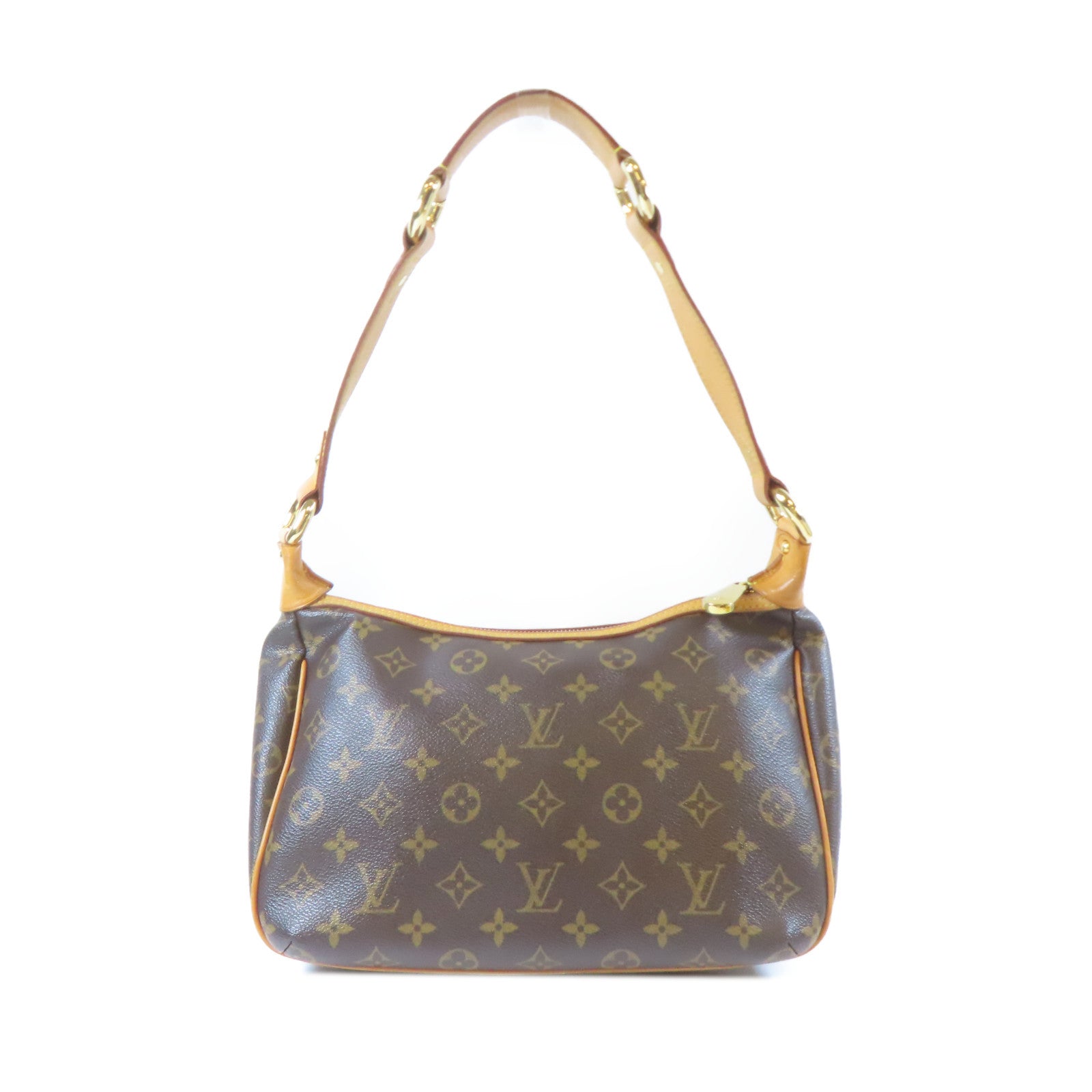 LOUIS VUITTON Monogram Tikal GM金扣肩背袋啡色