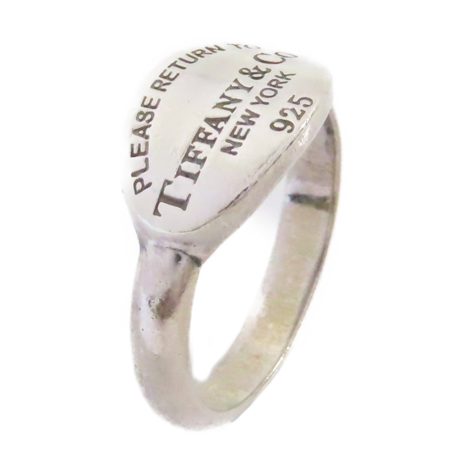 TIFFANY＆CO 925純銀Please Return to Tiffany Ring戒指US#6