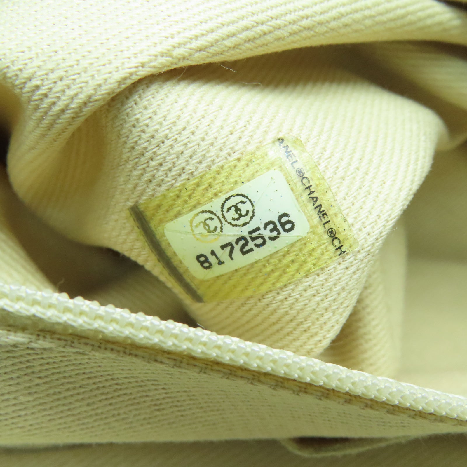 CHANEL 【激減優惠】帆布Tote Bag銀扣手挽袋米色