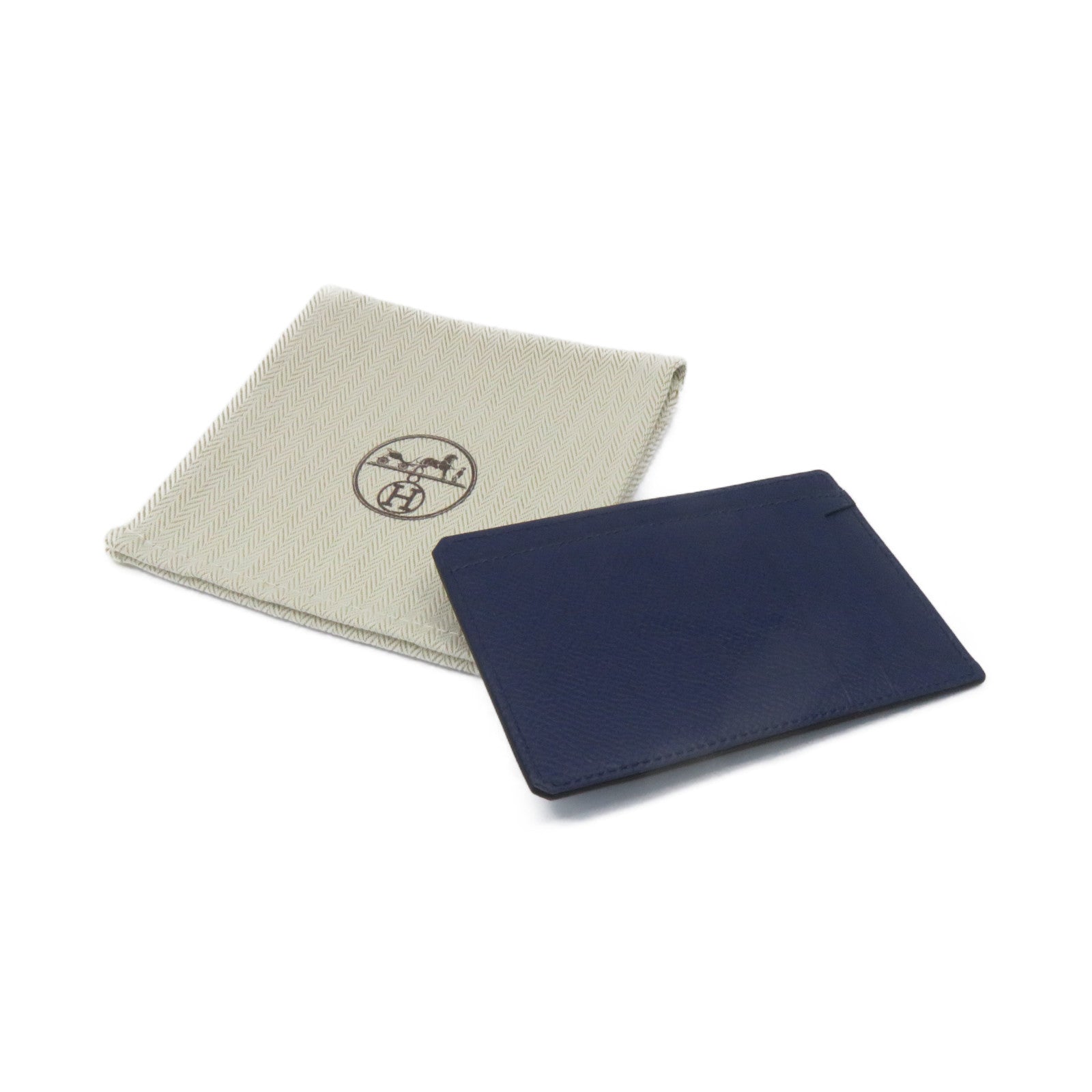 HERMES Epsom皮革City 8 CC Card Case卡套Blue Navy寶藍色