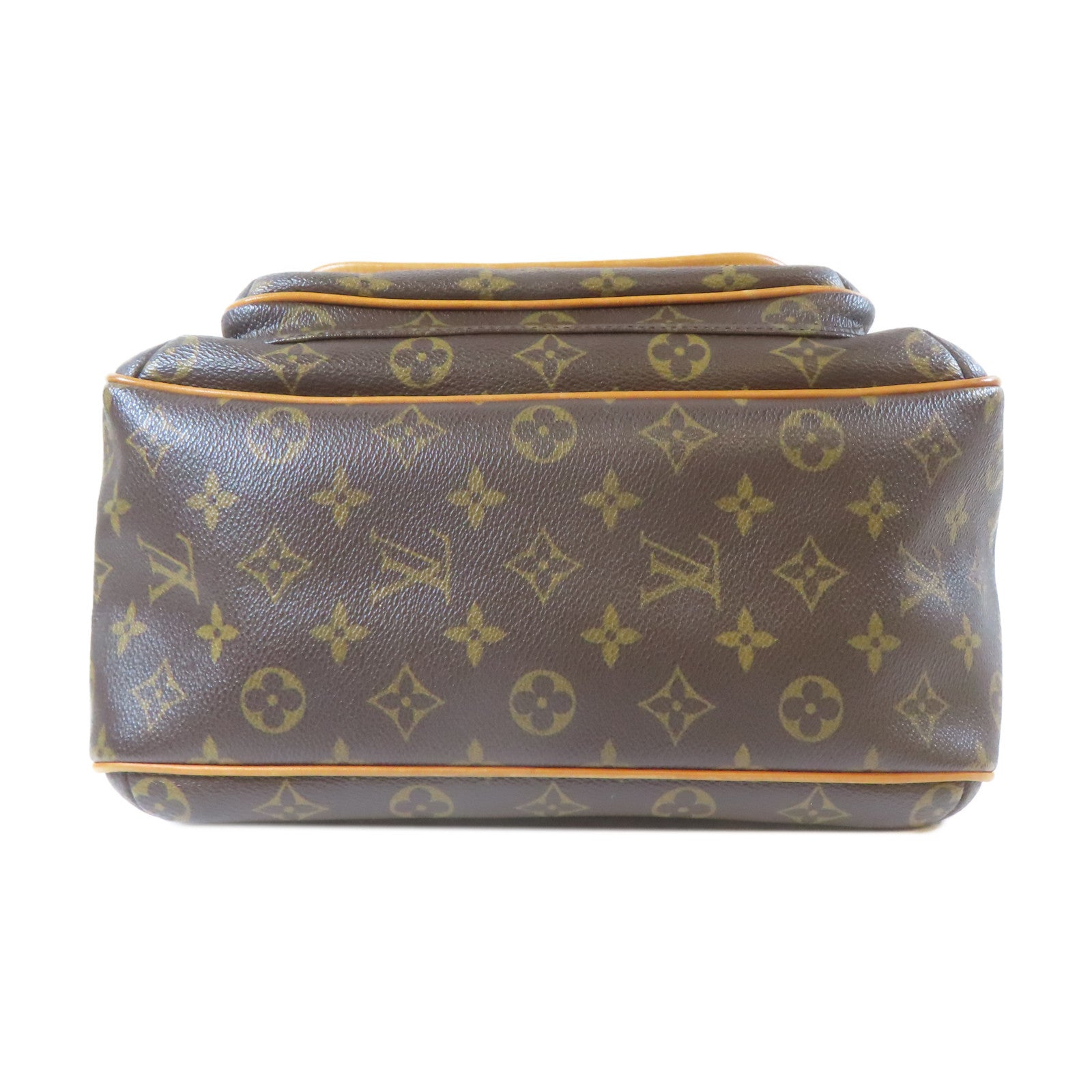 LOUIS VUITTON Monogram Tikal GM金扣肩背袋啡色