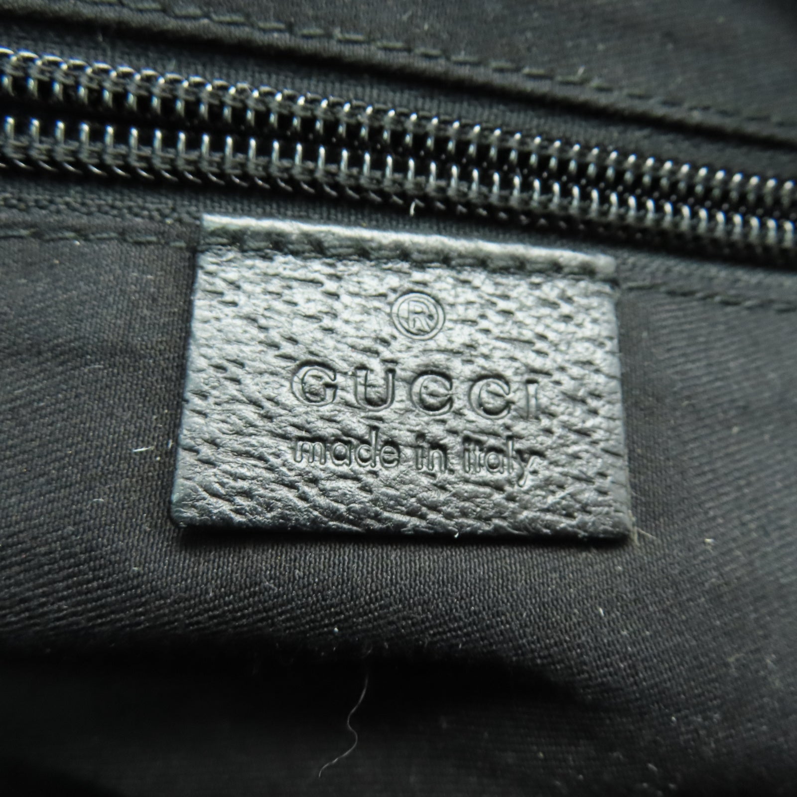 GUCCI 【激減優惠】帆布Shoulder Bag肩背袋黑色/深藍色