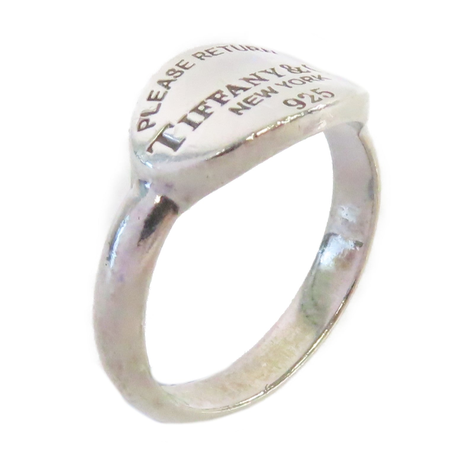 TIFFANY＆CO 925純銀Please Return to Tiffany Ring戒指US#6