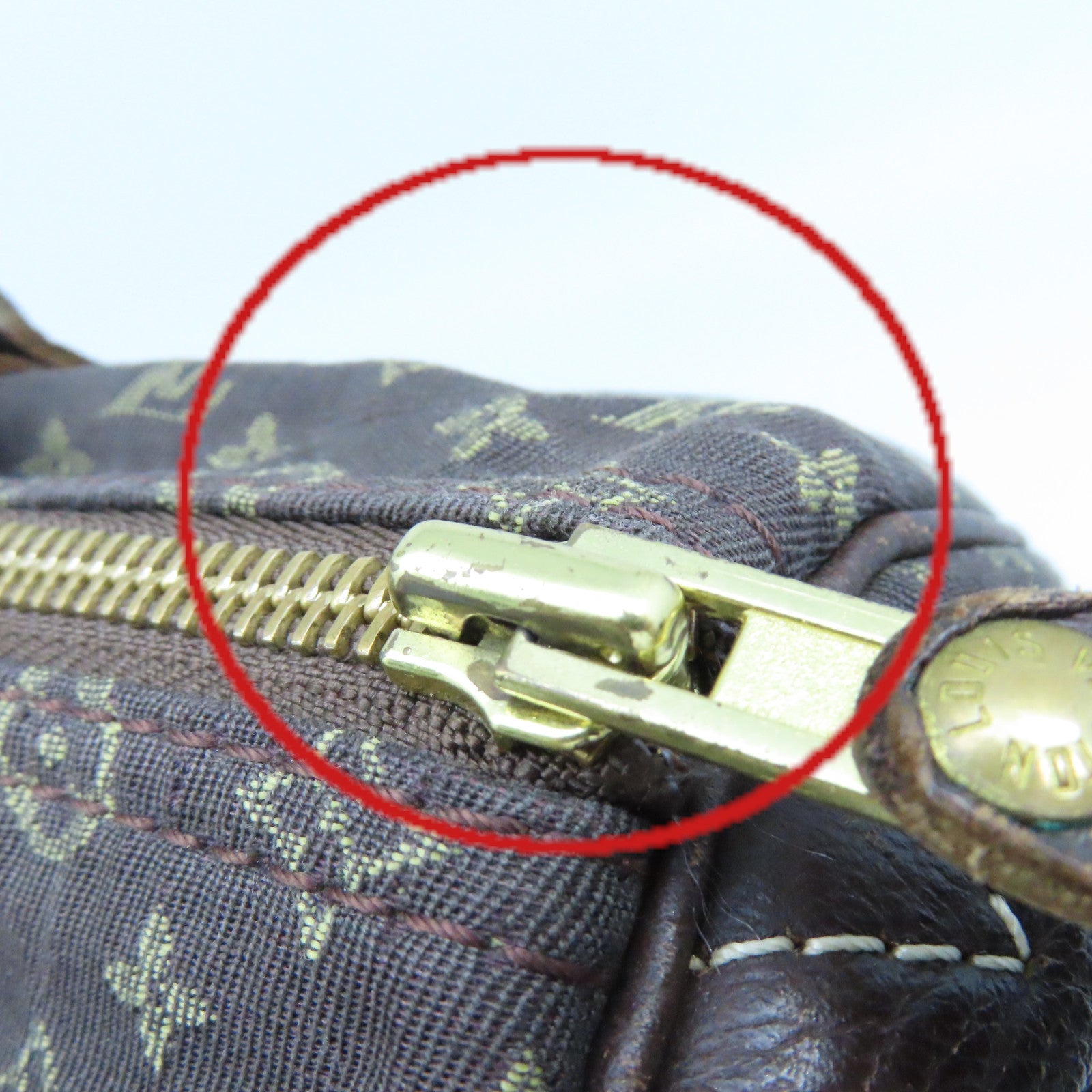 LOUIS VUITTON Monogram Mini Speedy 30 Hand Bag手挽袋啡色