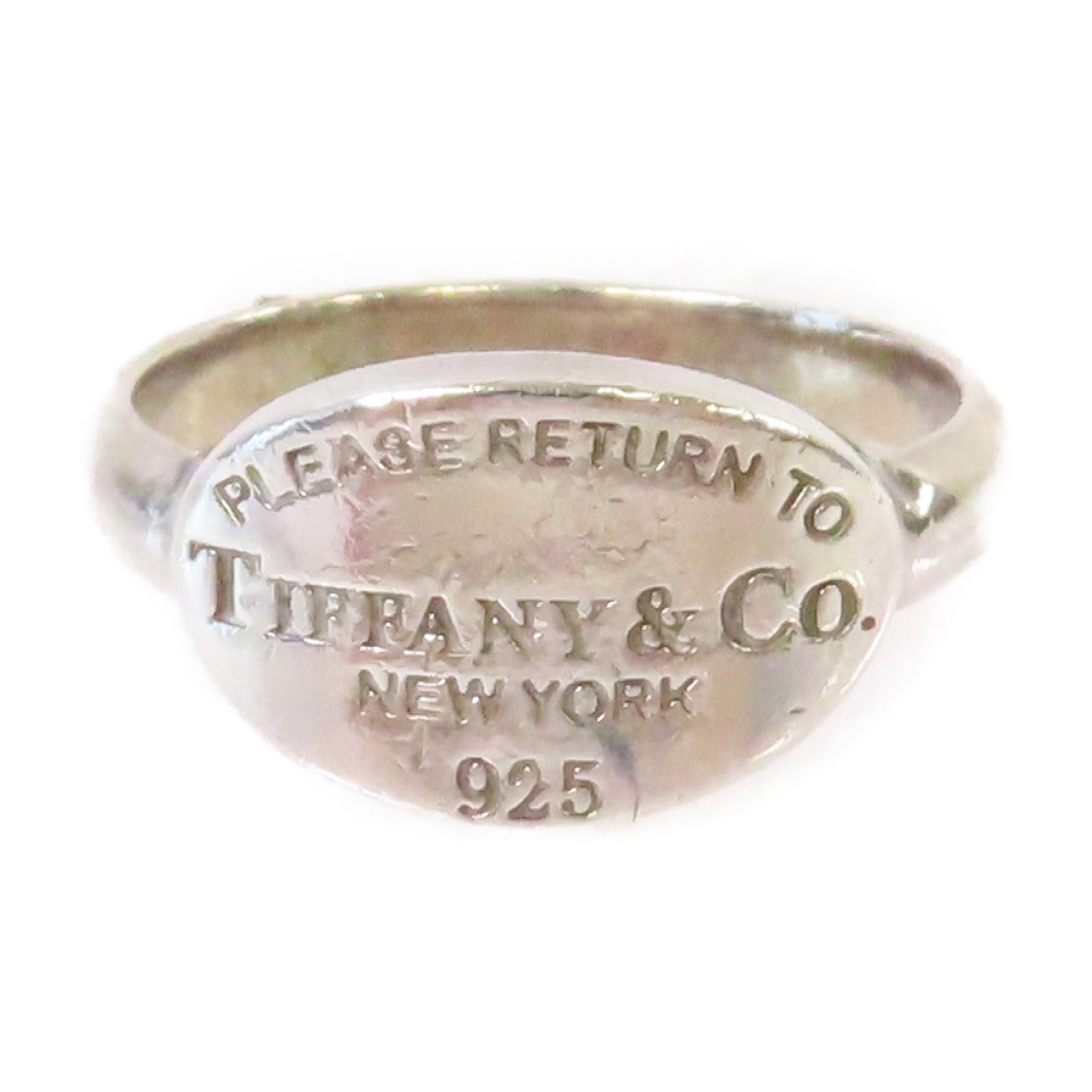 TIFFANY＆CO 925純銀Please Return to Tiffany Ring戒指US#6