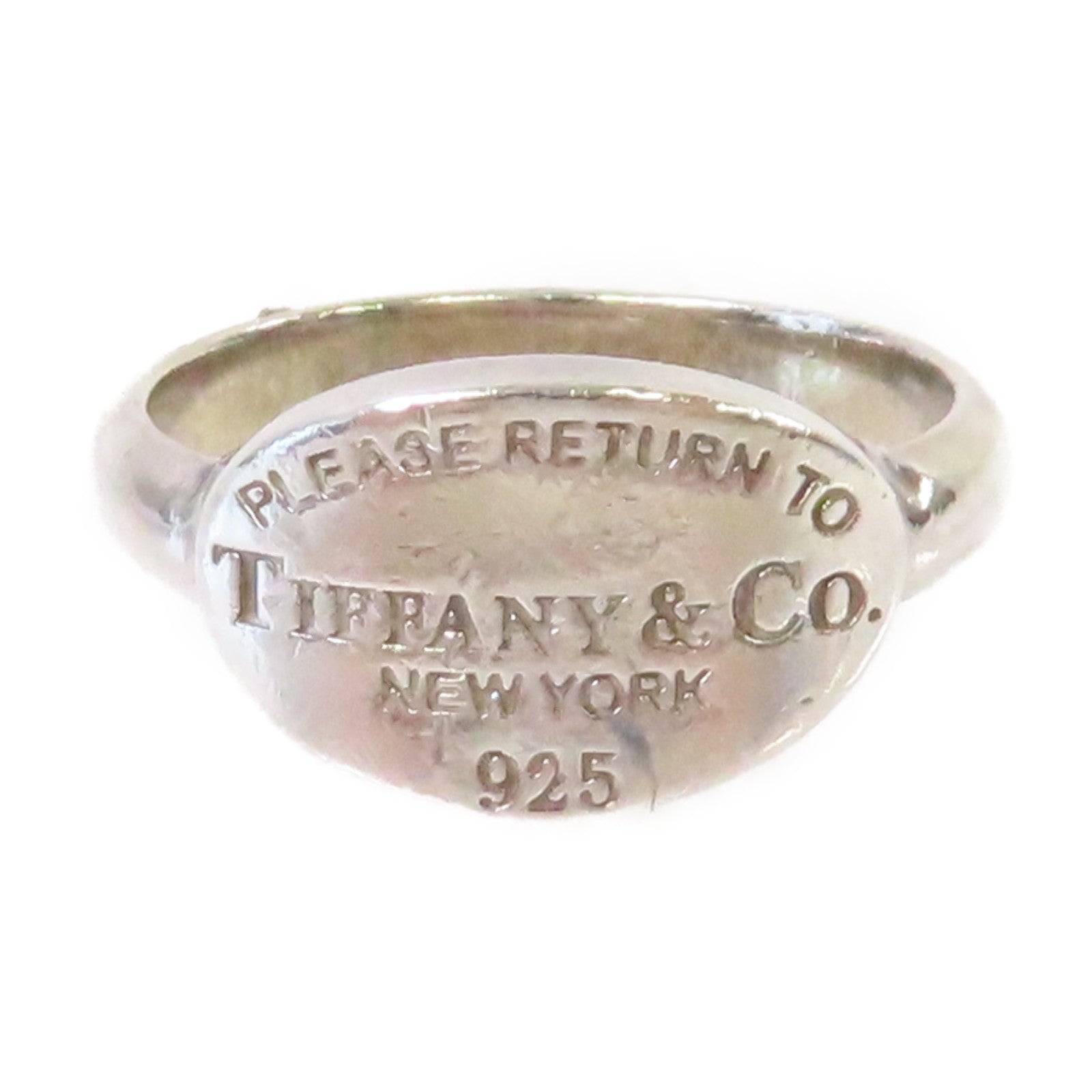 TIFFANY＆CO 925純銀Please Return to Tiffany Ring戒指US#6