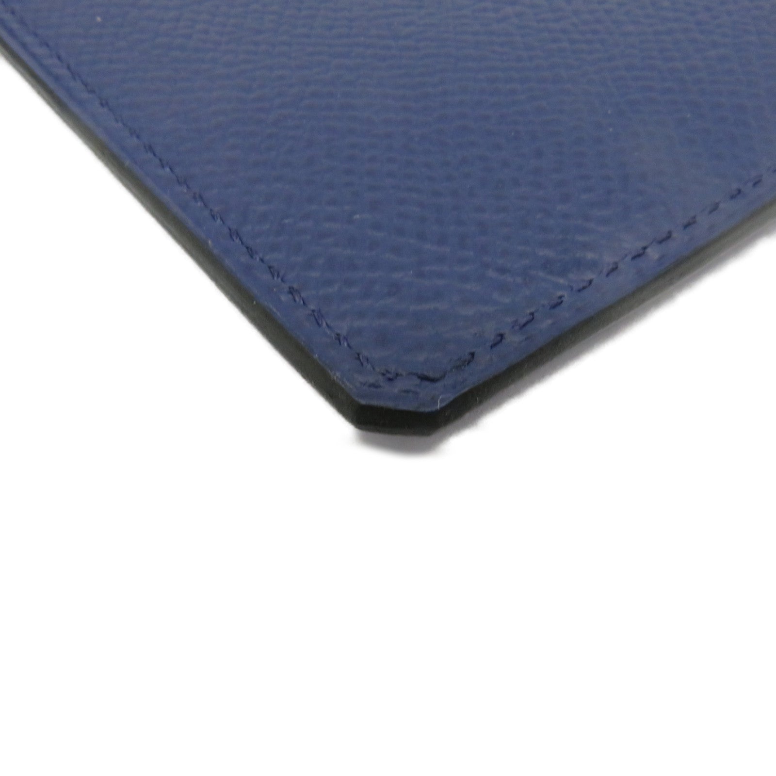 HERMES Epsom皮革City 8 CC Card Case卡套Blue Navy寶藍色
