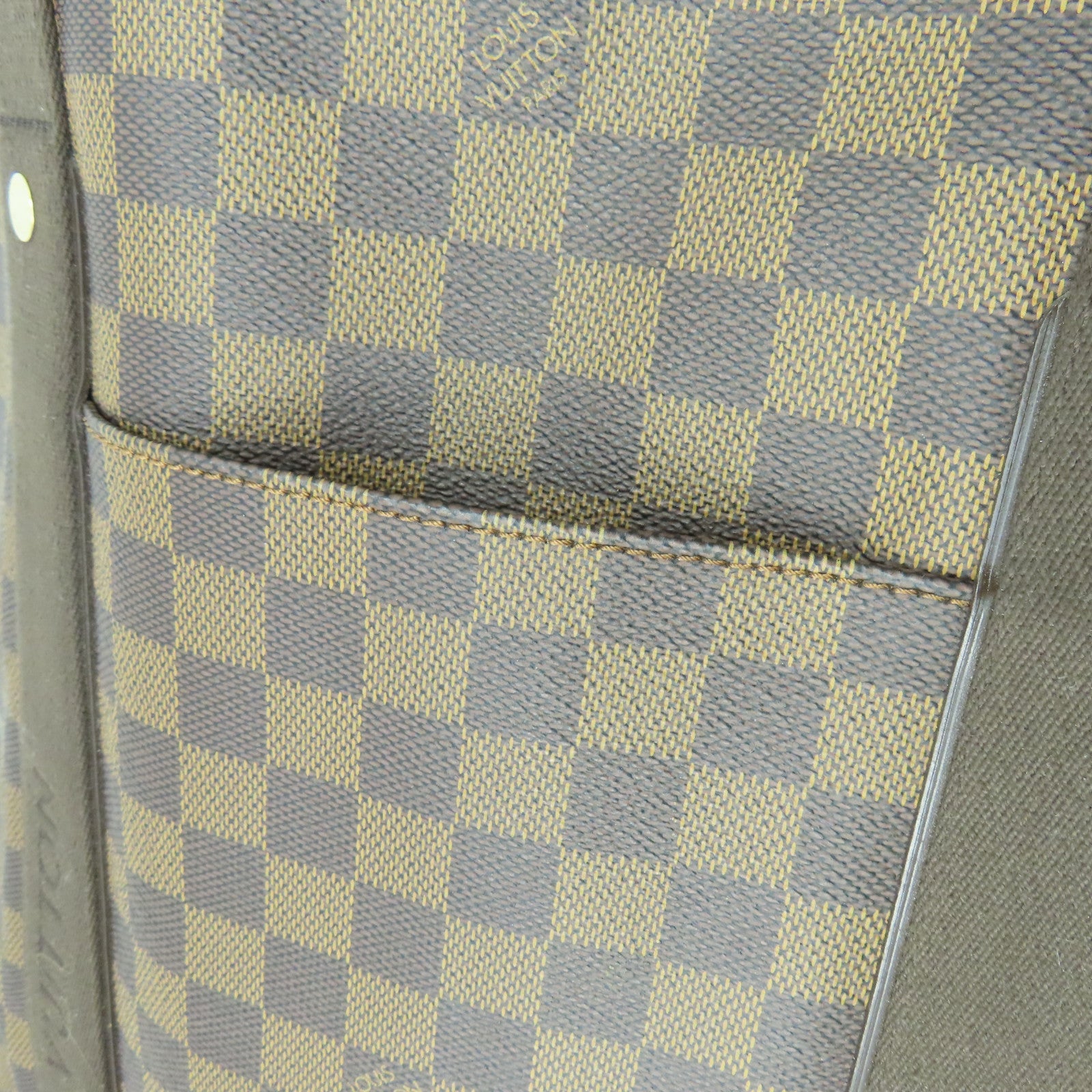LOUIS VUITTON 【激減優惠】Damier Beaubourg金扣手挽袋棕色
