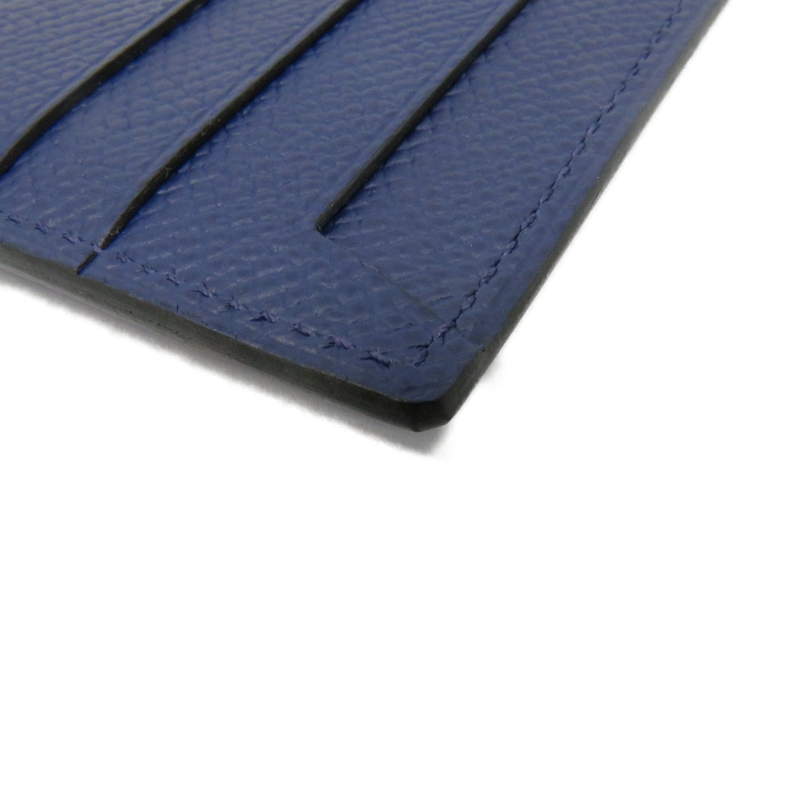 HERMES Epsom皮革City 8 CC Card Case卡套Blue Navy寶藍色