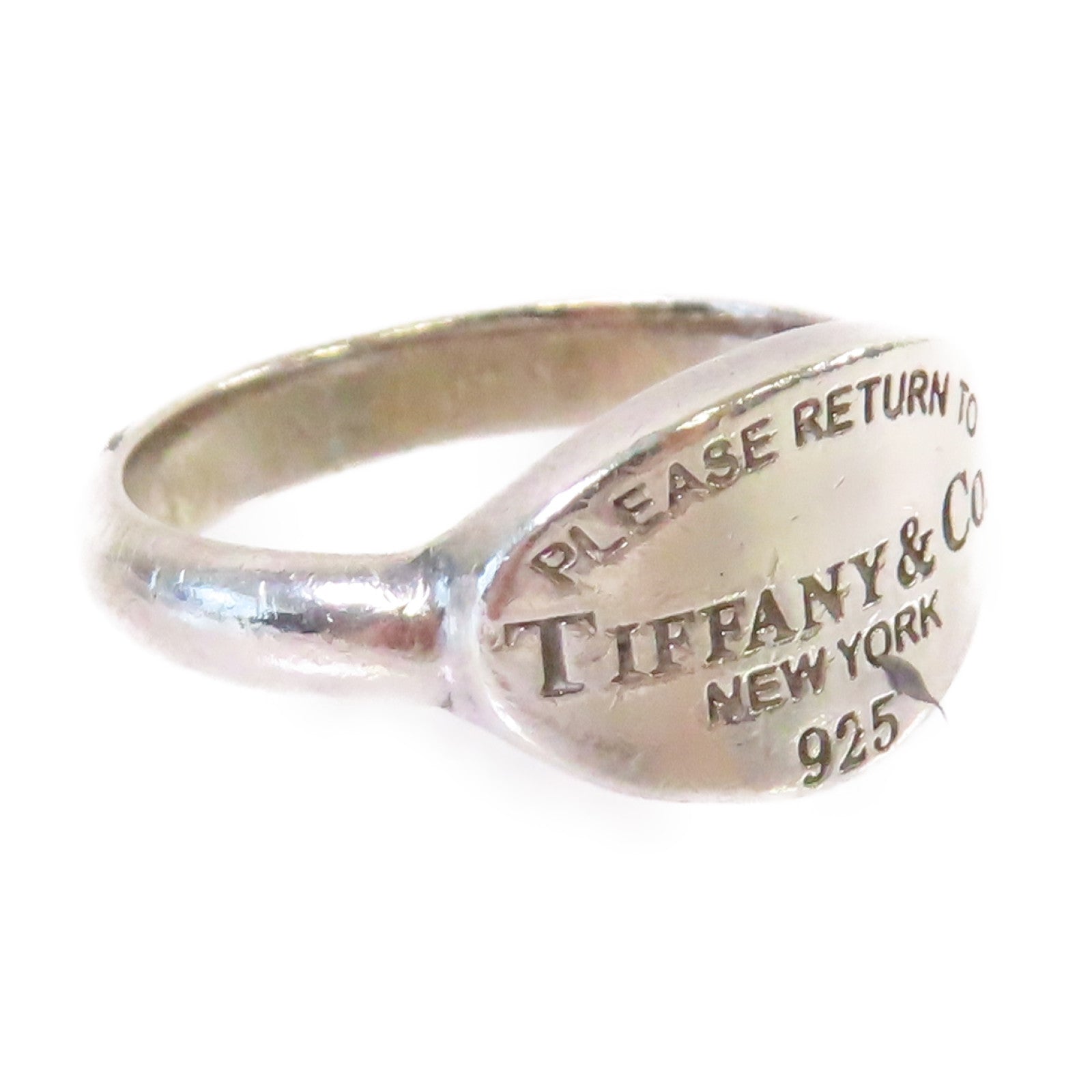 TIFFANY＆CO 925純銀Please Return to Tiffany Ring戒指US#6
