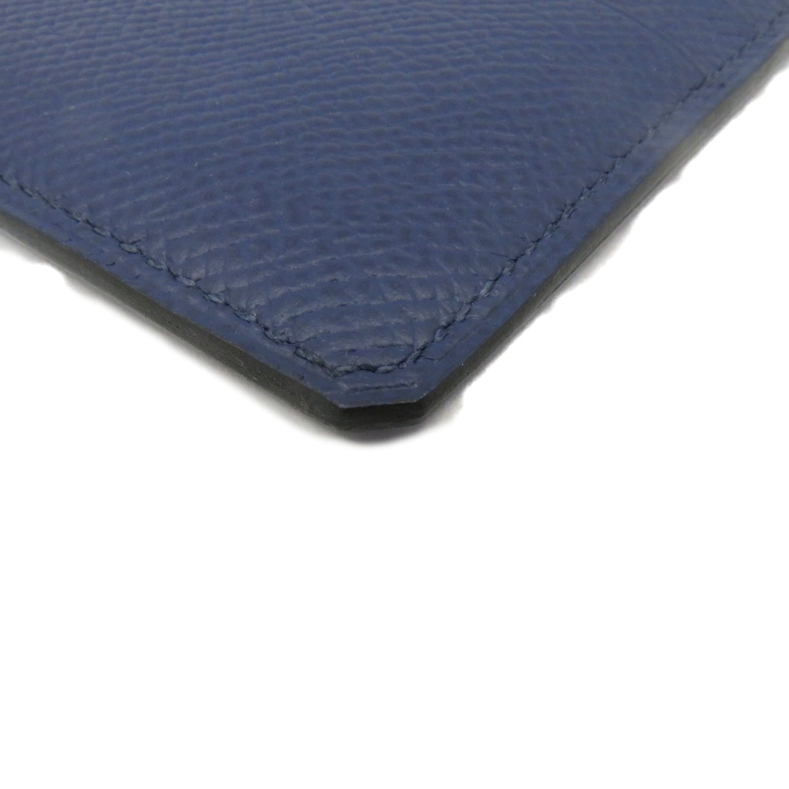 HERMES Epsom皮革City 8 CC Card Case卡套Blue Navy寶藍色