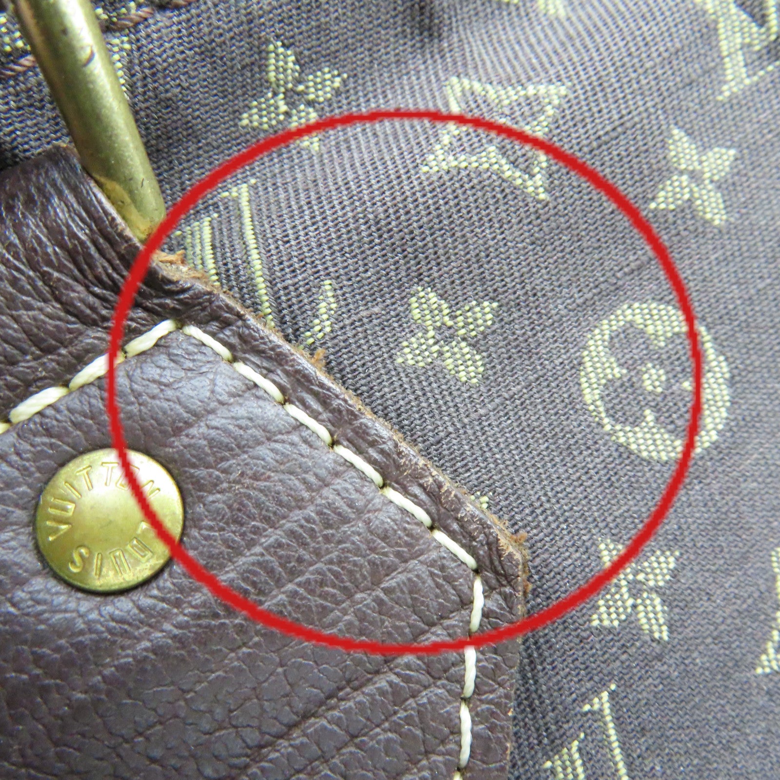 LOUIS VUITTON Monogram Mini Speedy 30 Hand Bag手挽袋啡色