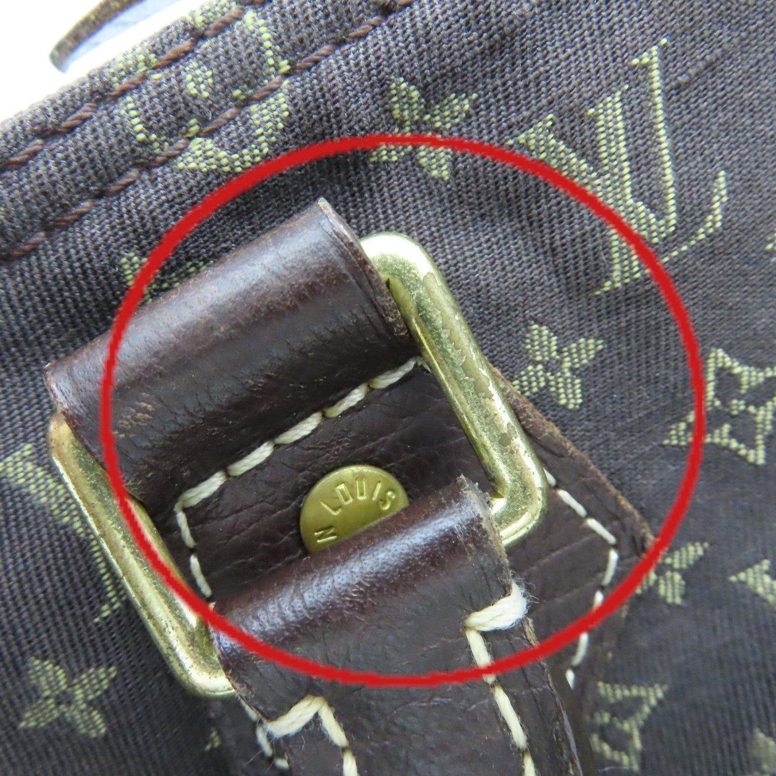 LOUIS VUITTON Monogram Mini Speedy 30 Hand Bag手挽袋啡色