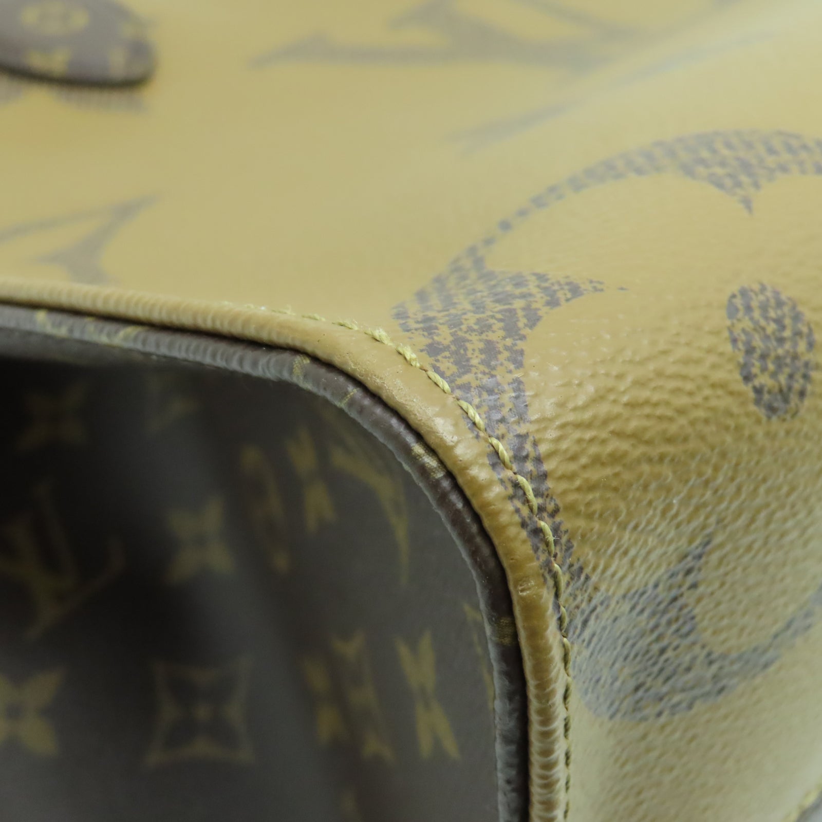 LOUIS VUITTON Monogram On The Go金扣肩背袋棕色