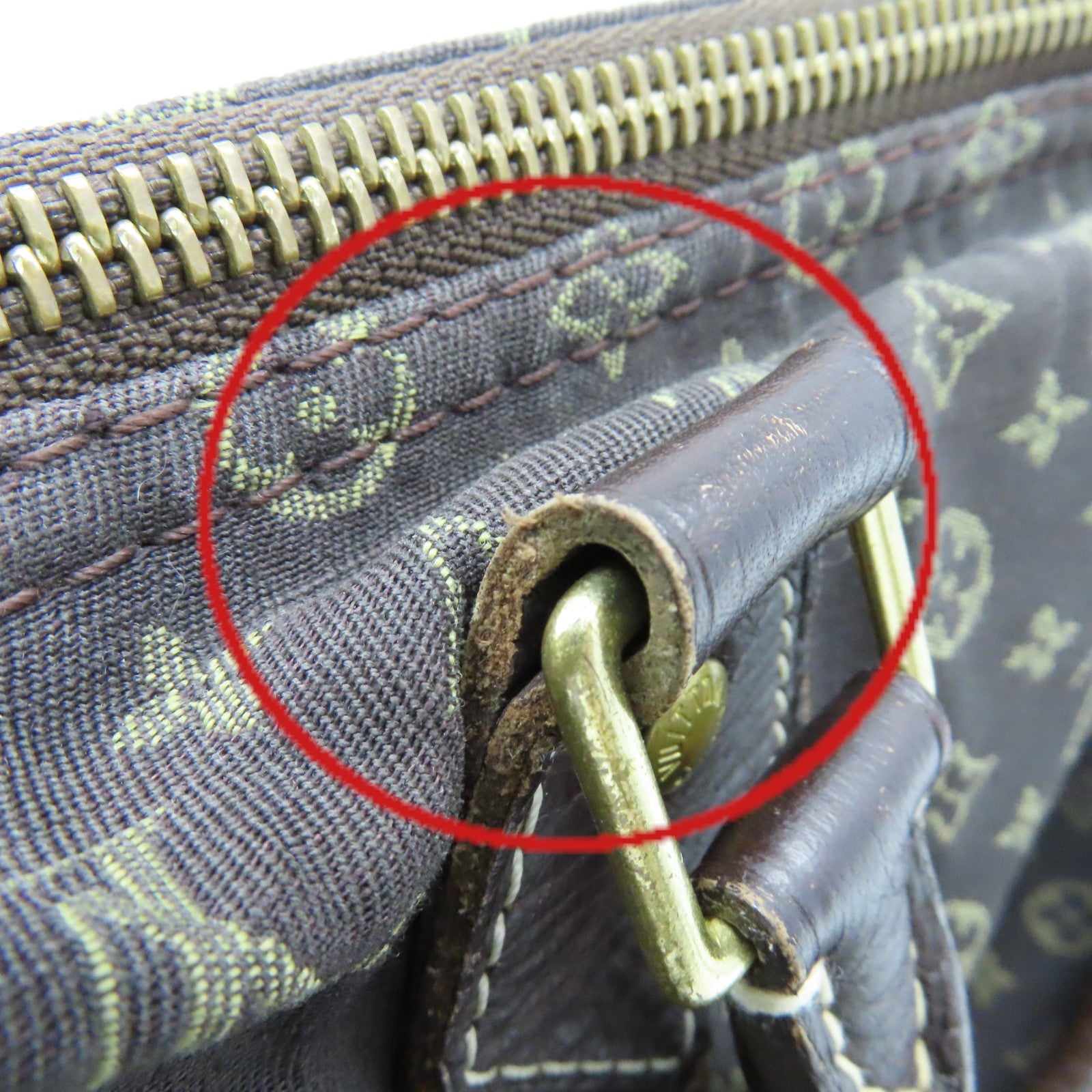 LOUIS VUITTON Monogram Mini Speedy 30 Hand Bag手挽袋啡色