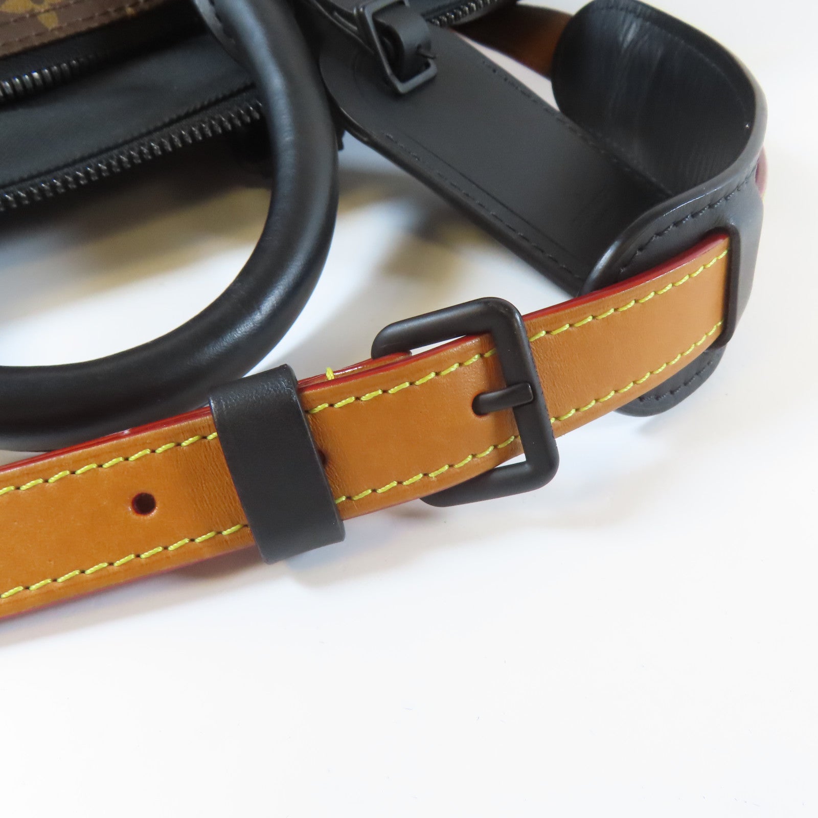 LOUIS VUITTON Monogram Keepall 50黑扣/銀扣手挽袋啡色