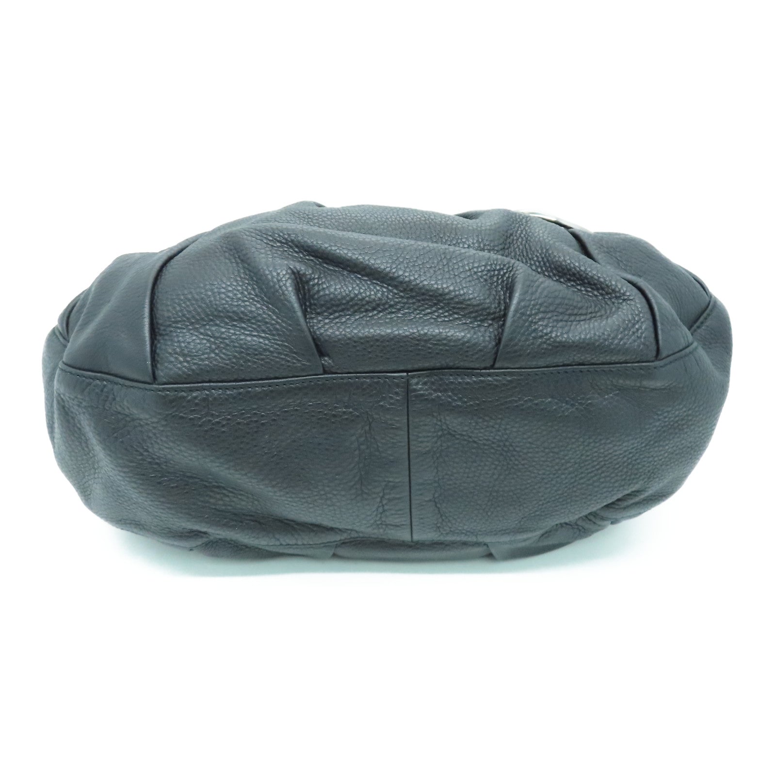 GUCCI 牛皮皮革2way Shoulder Bag银扣手挽肩背两用袋黑色