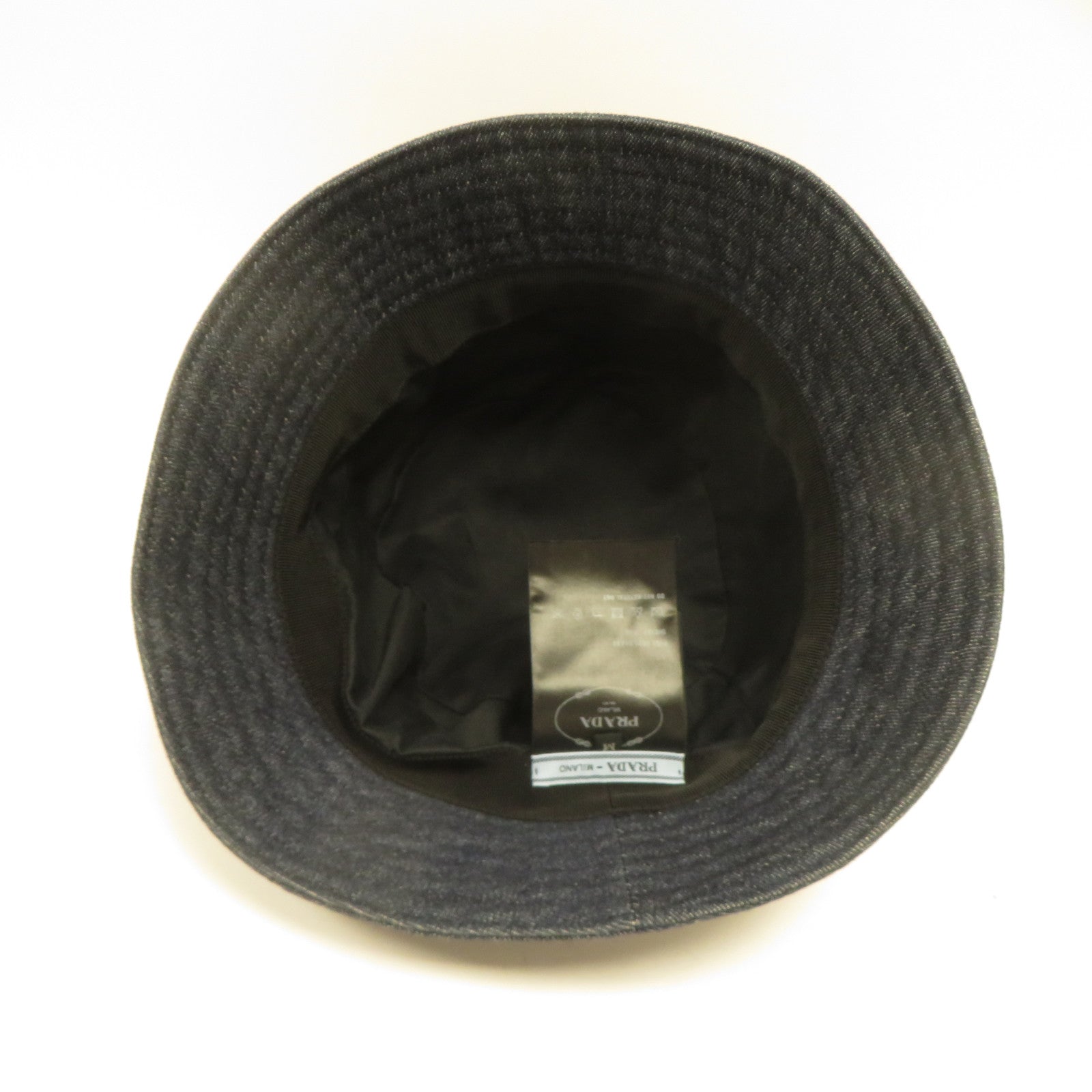 PRADA 牛仔布Bucket Hat漁夫帽藍色