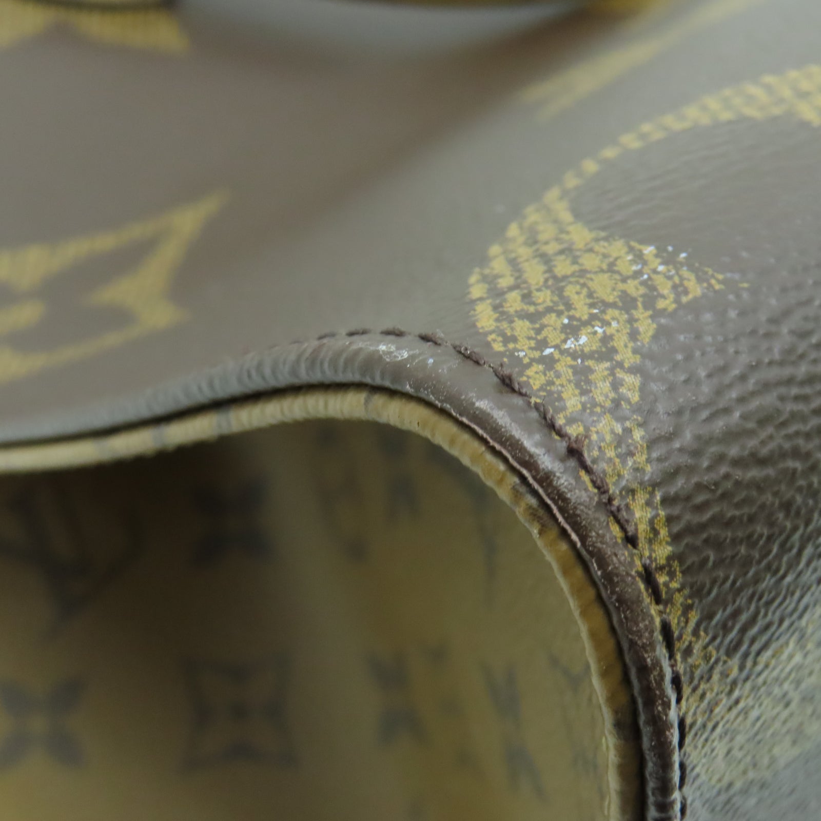 LOUIS VUITTON Monogram On The Go金扣肩背袋棕色