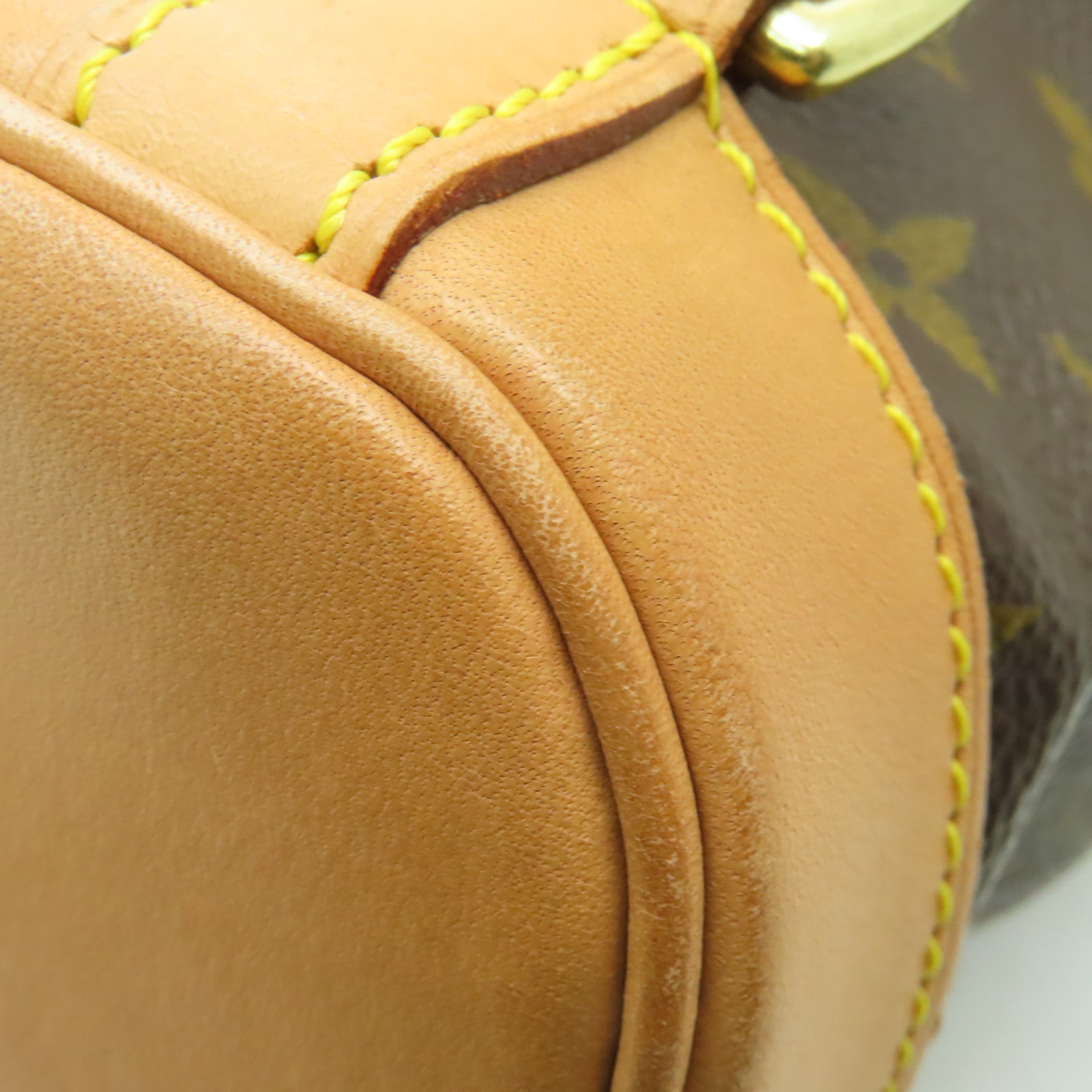 LOUIS VUITTON Monogram Montsouris GM金扣背包棕色