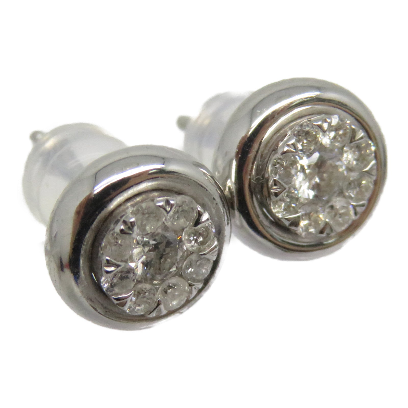 JEWELRY 【激減優惠】18K白金Diamond Earrings 0.38ct鑽石耳環