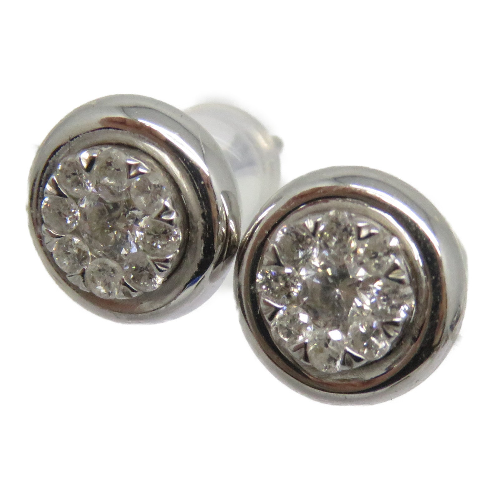 JEWELRY 【激減優惠】18K白金Diamond Earrings 0.38ct鑽石耳環