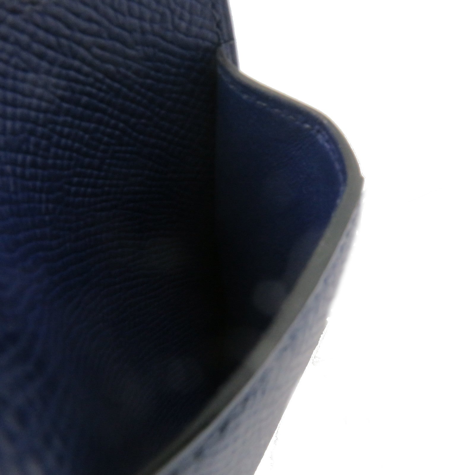HERMES Epsom皮革City 8 CC Card Case卡套Blue Navy寶藍色