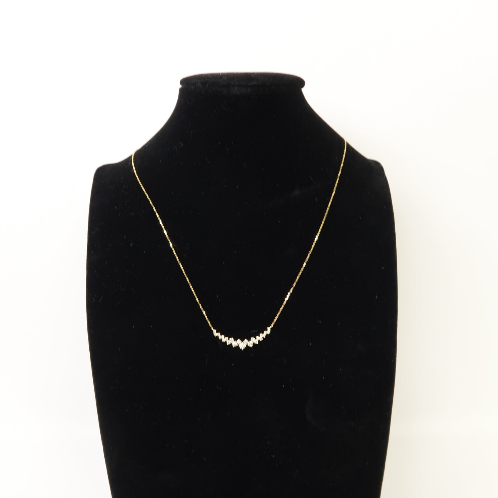 JEWELRY 18K黃金Diamond Necklace鑽石項鍊
