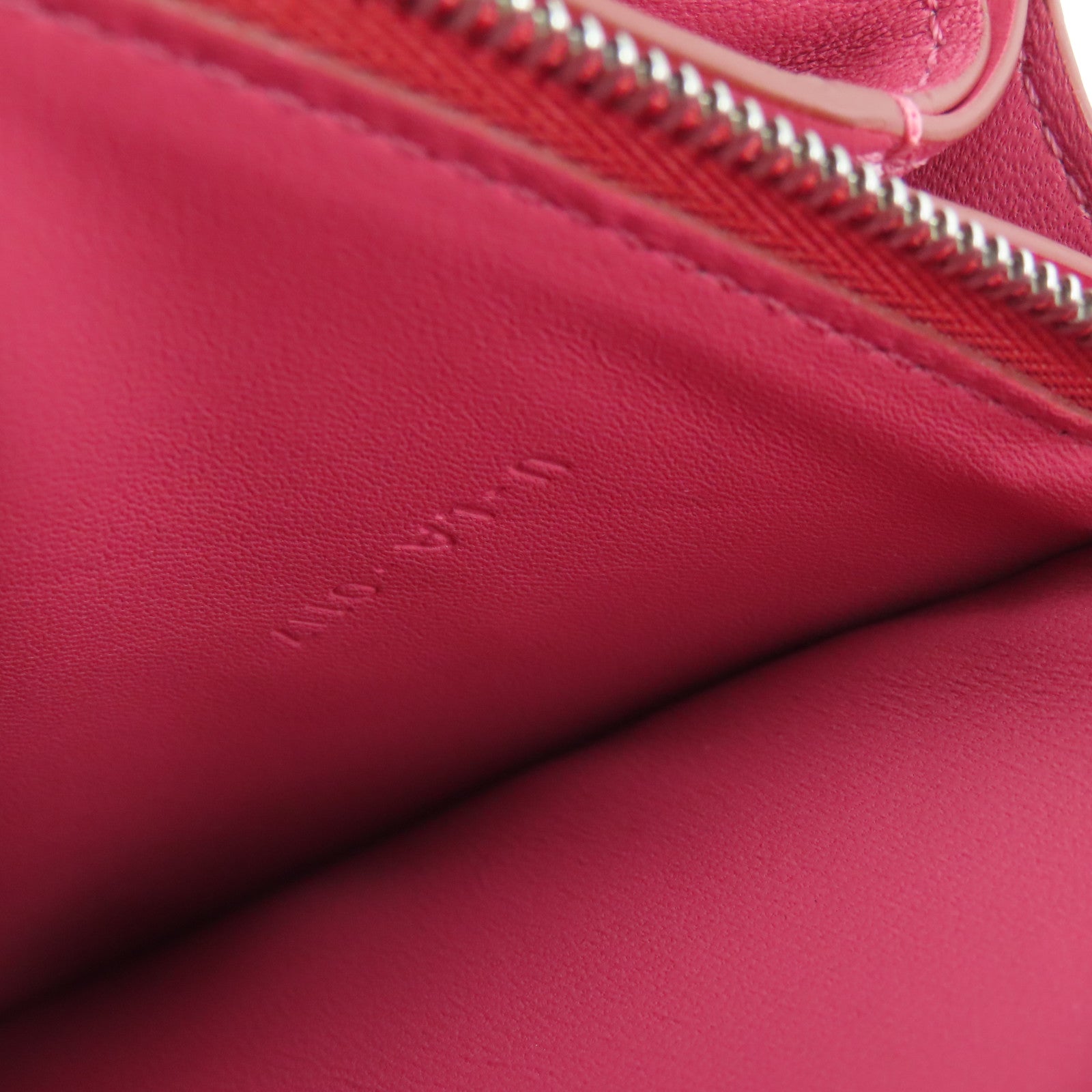 CELINE Cowhide Leather Box Silver Buckle Shoulder Bag Pink
