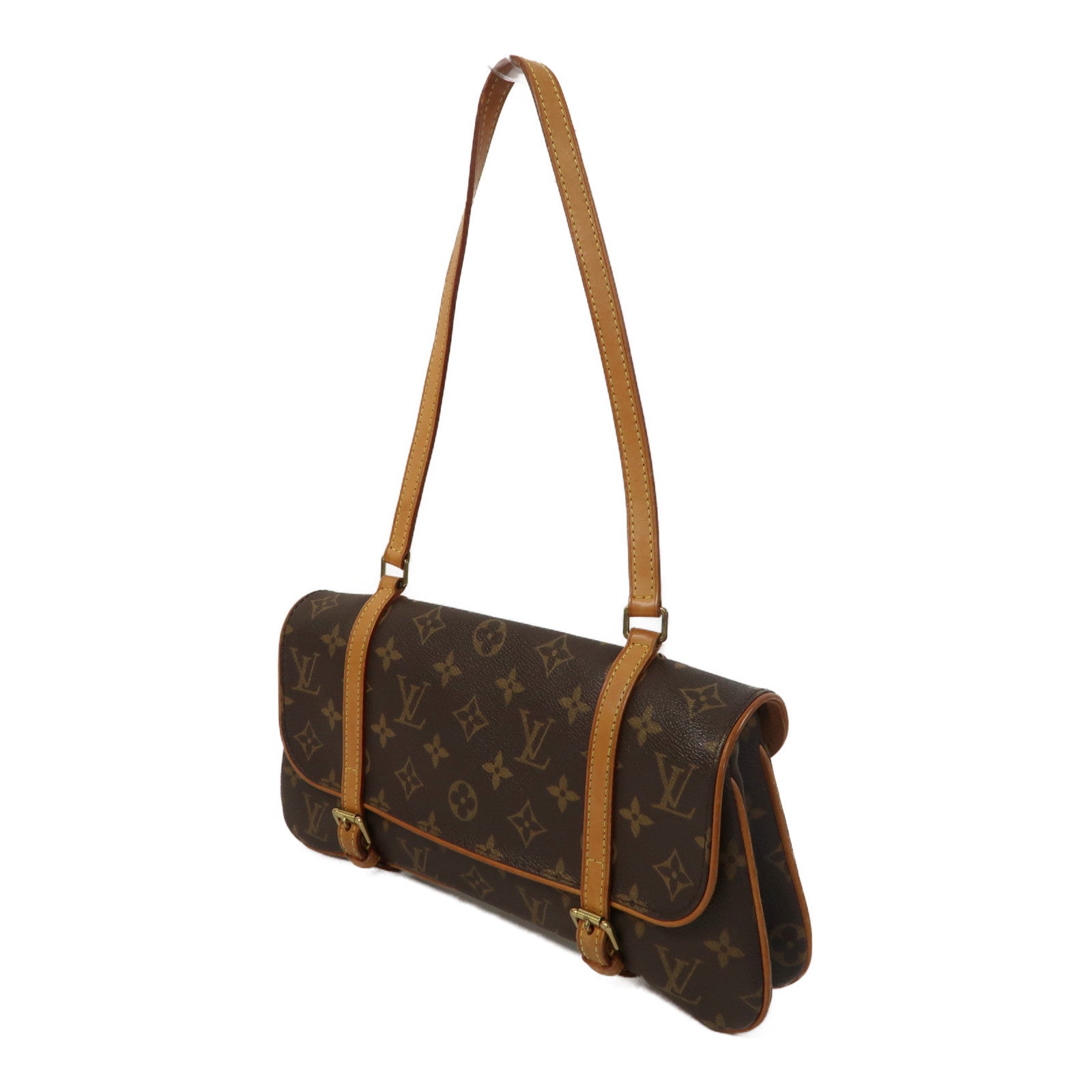 LOUIS VUITTON Monogram Murrell金扣肩背袋啡色