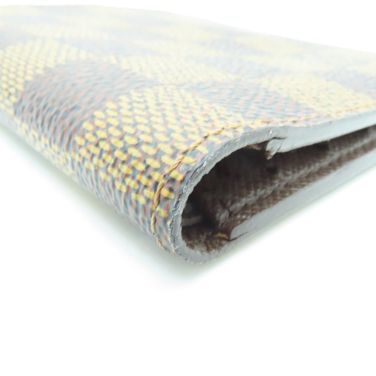 LOUIS VUITTON Damier皮革 Porte-Billets Wallet錢包啡色