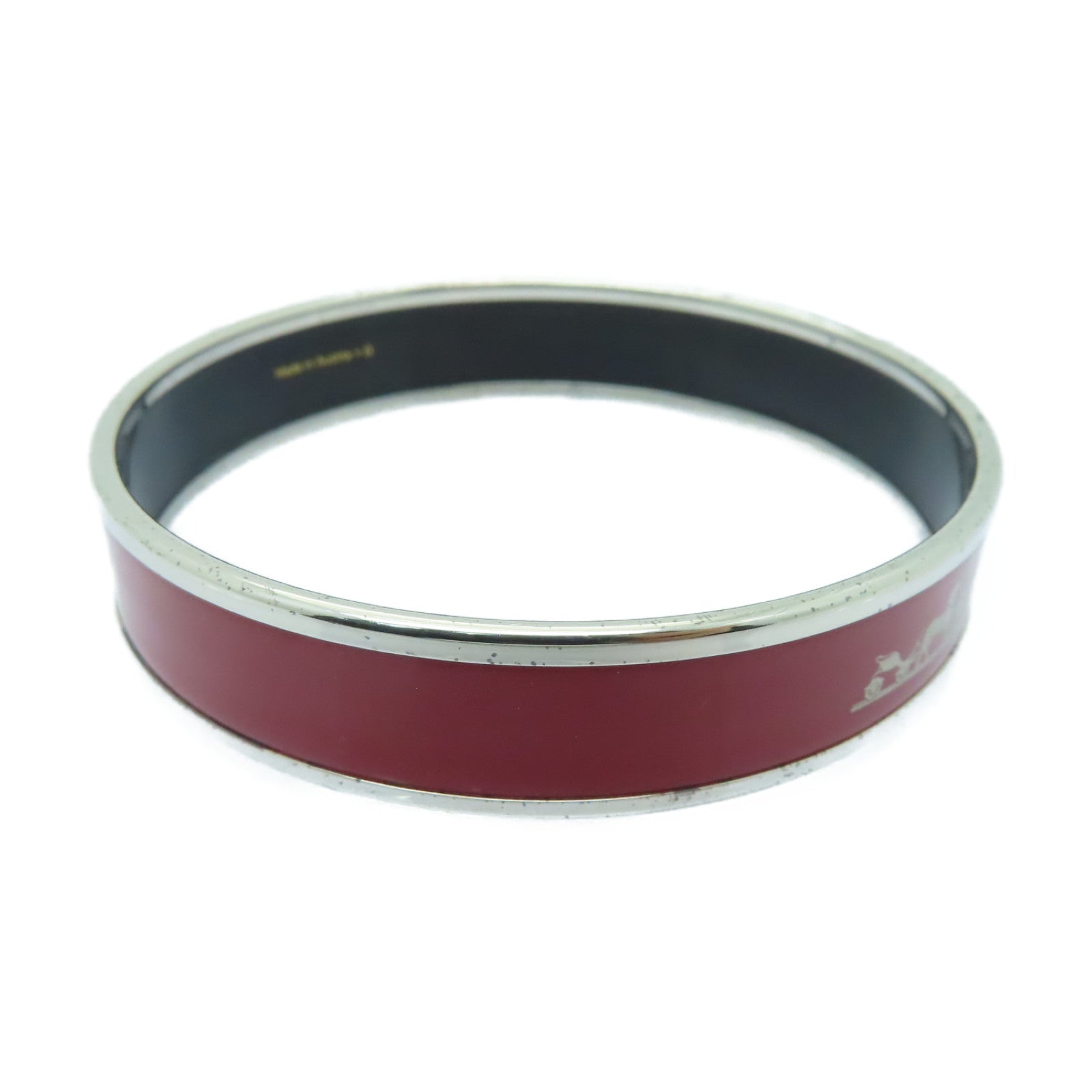 HERMES 金屬Bangle手鐲紅色
