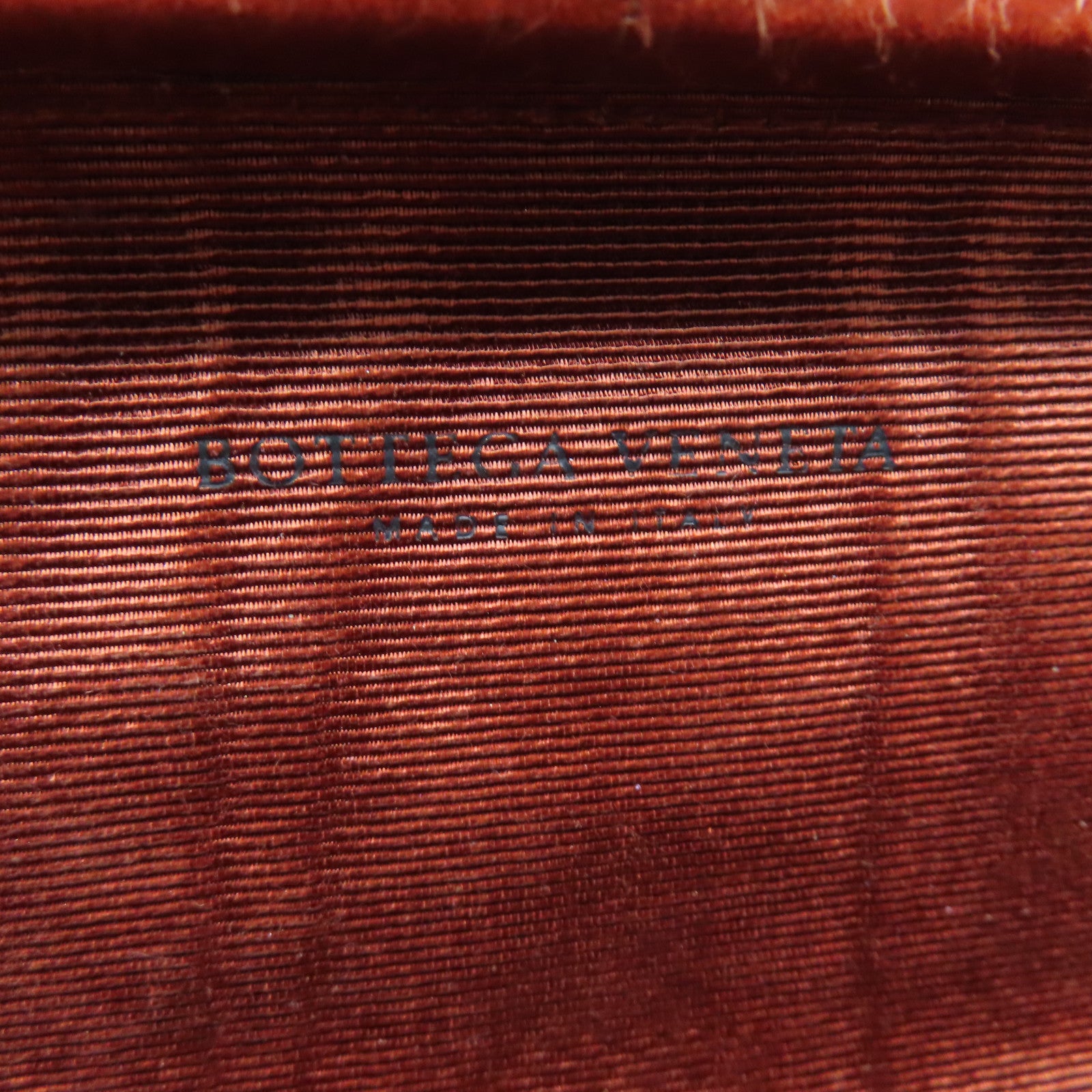 Bottega Veneta Satin Intrecciato Clutch Red