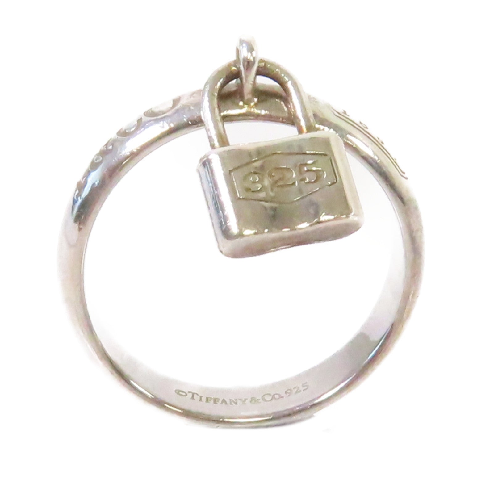 TIFFANY＆CO 925純銀1837 Lock Charm Band Ring戒指US#6 – Brand