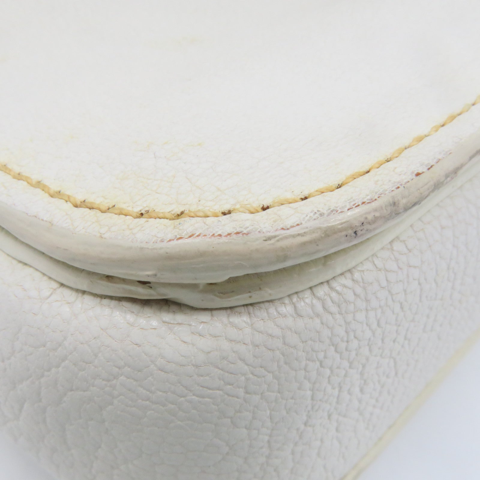 Miu Miu cowhide leather 2Way Shoulder Bag handle shoulder bag off-white