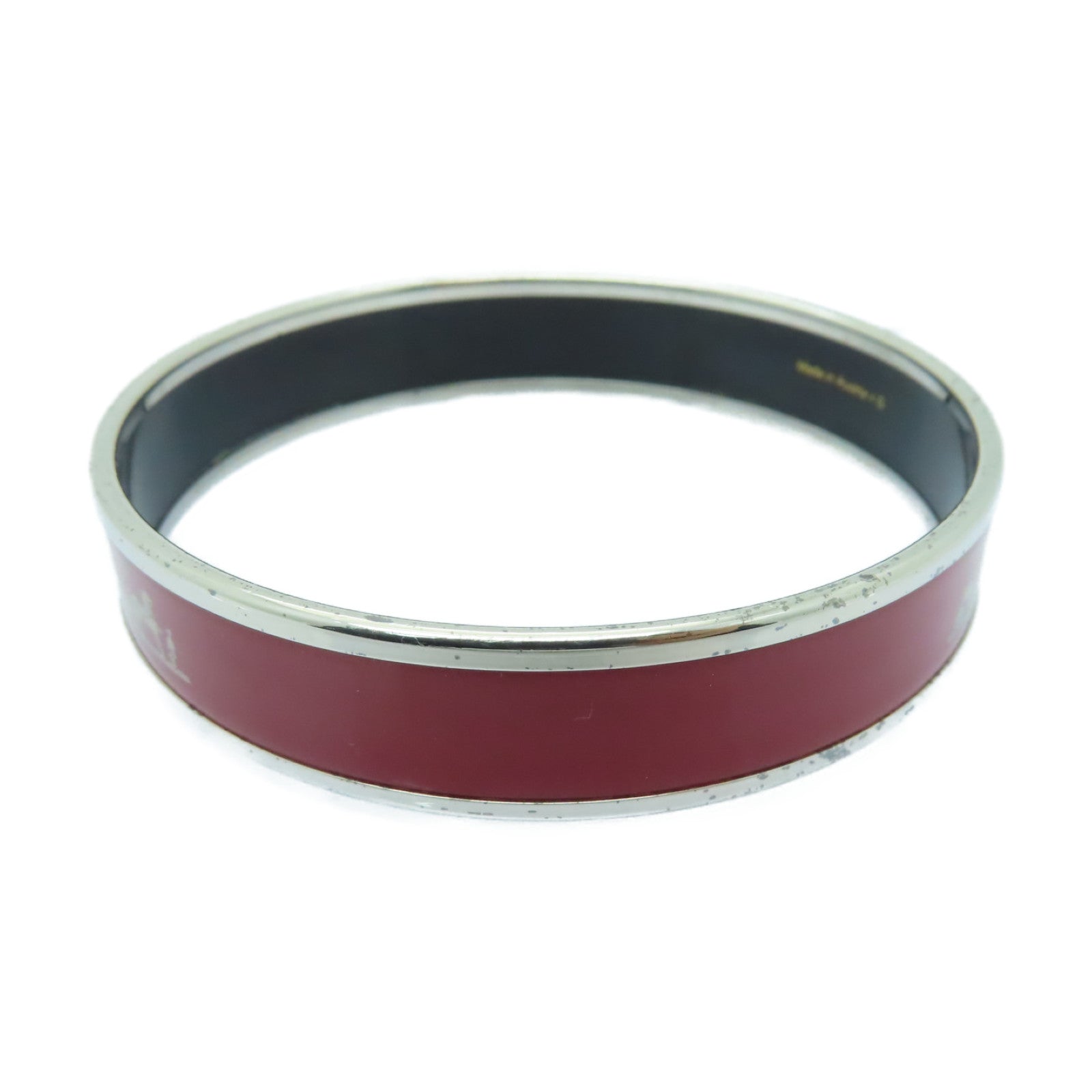HERMES 金屬Bangle手鐲紅色