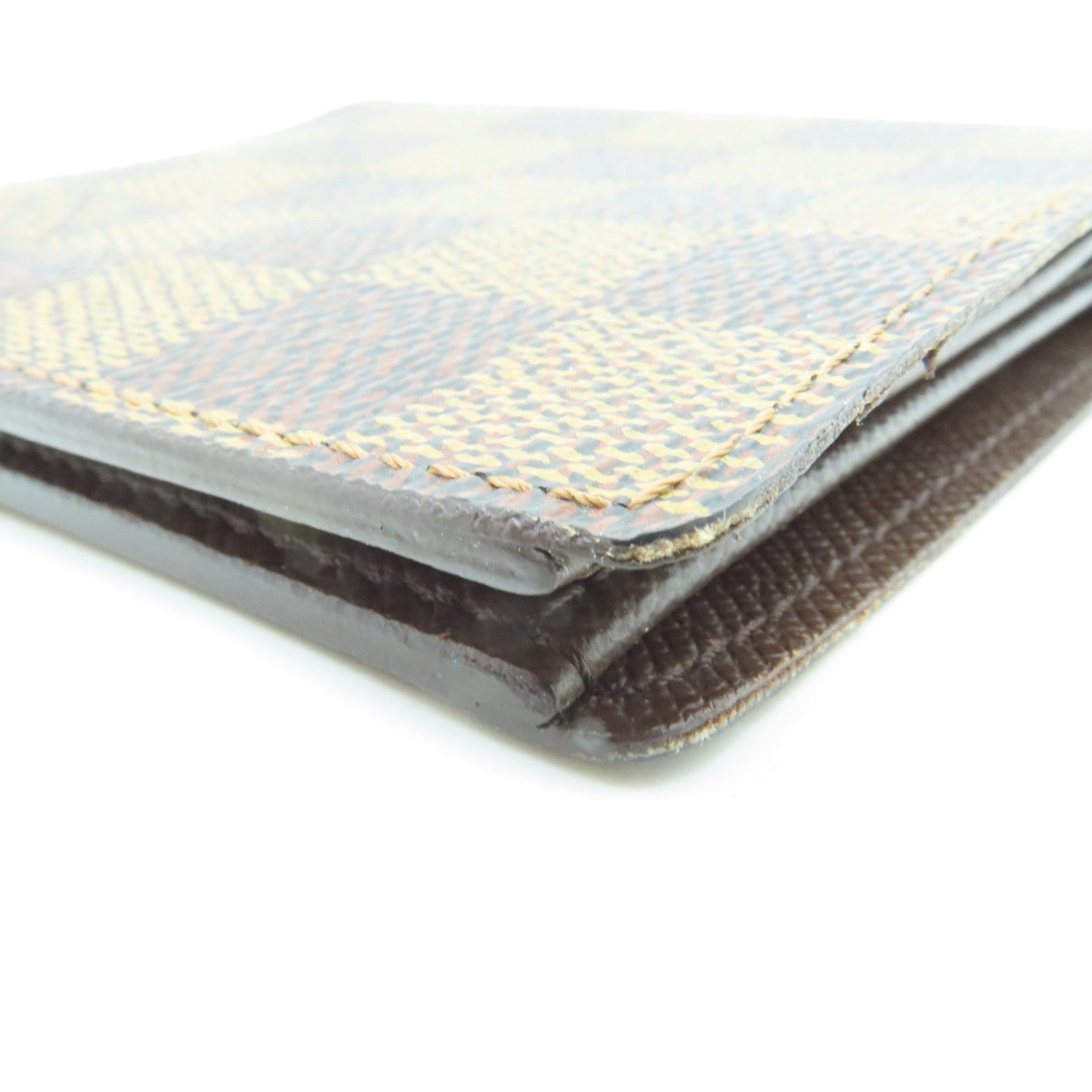 LOUIS VUITTON Damier皮革 Porte-Billets Wallet錢包啡色