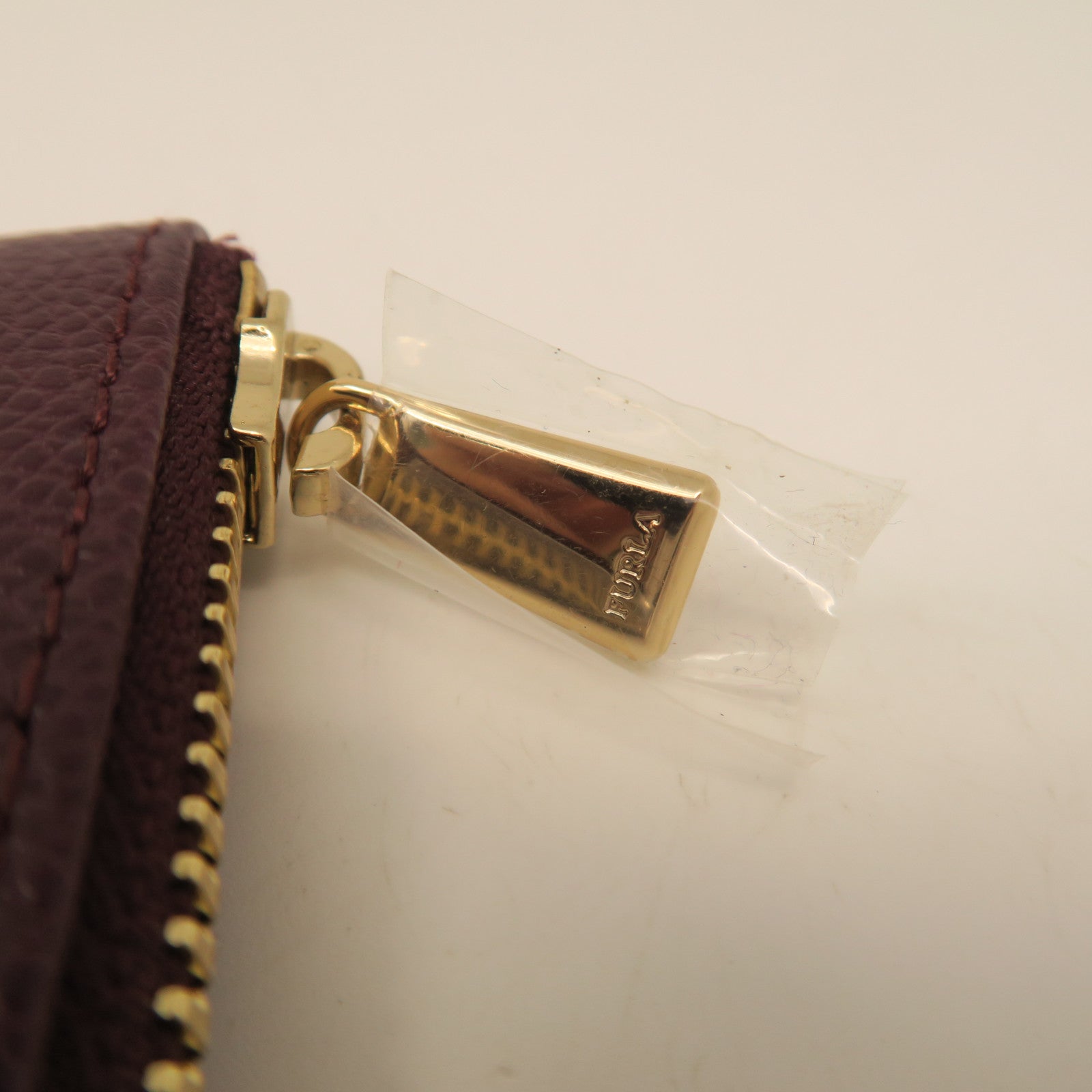 Furla 牛皮皮革Pouch银扣手提包粉红色/紫色/啡色