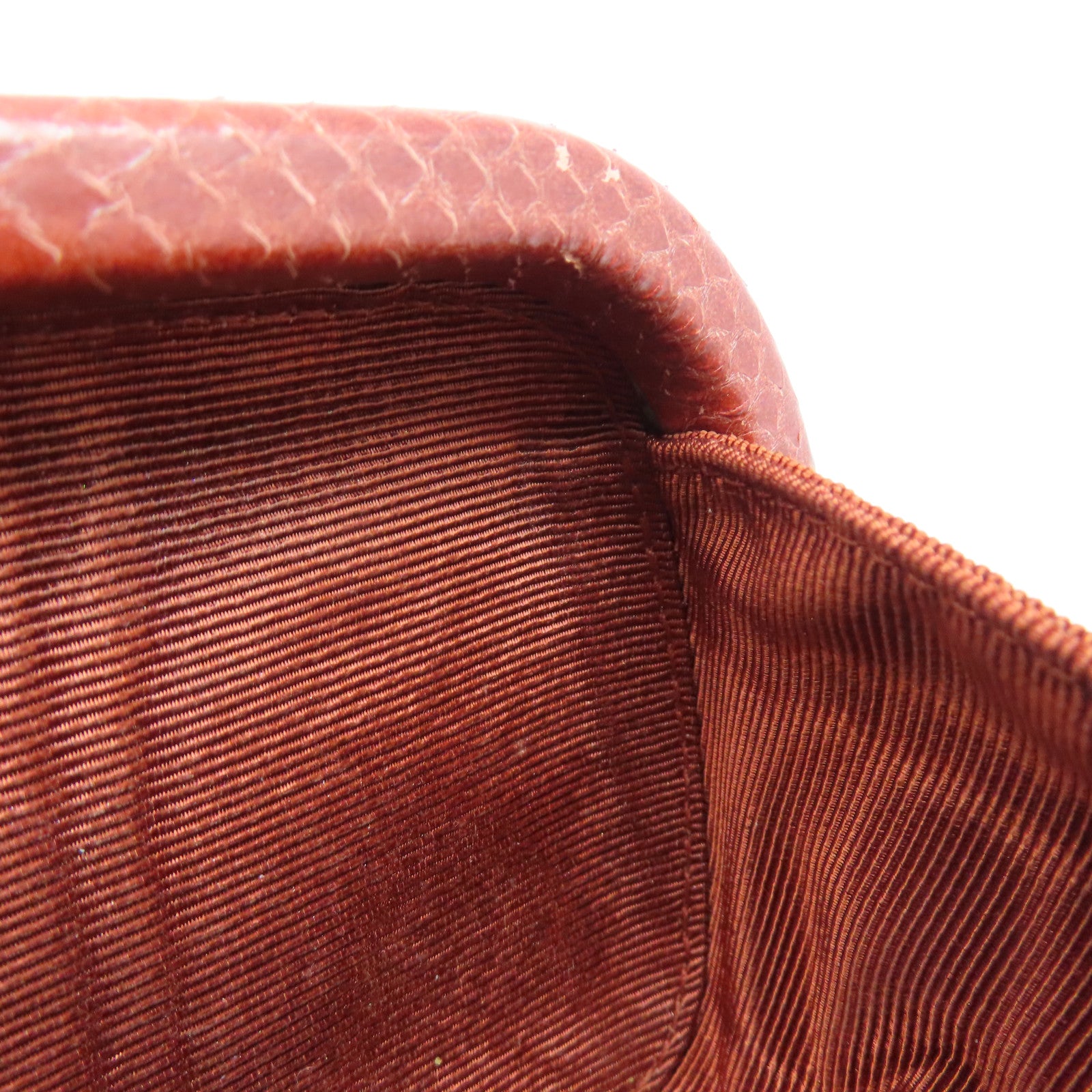 Bottega Veneta Satin Intrecciato Clutch Red