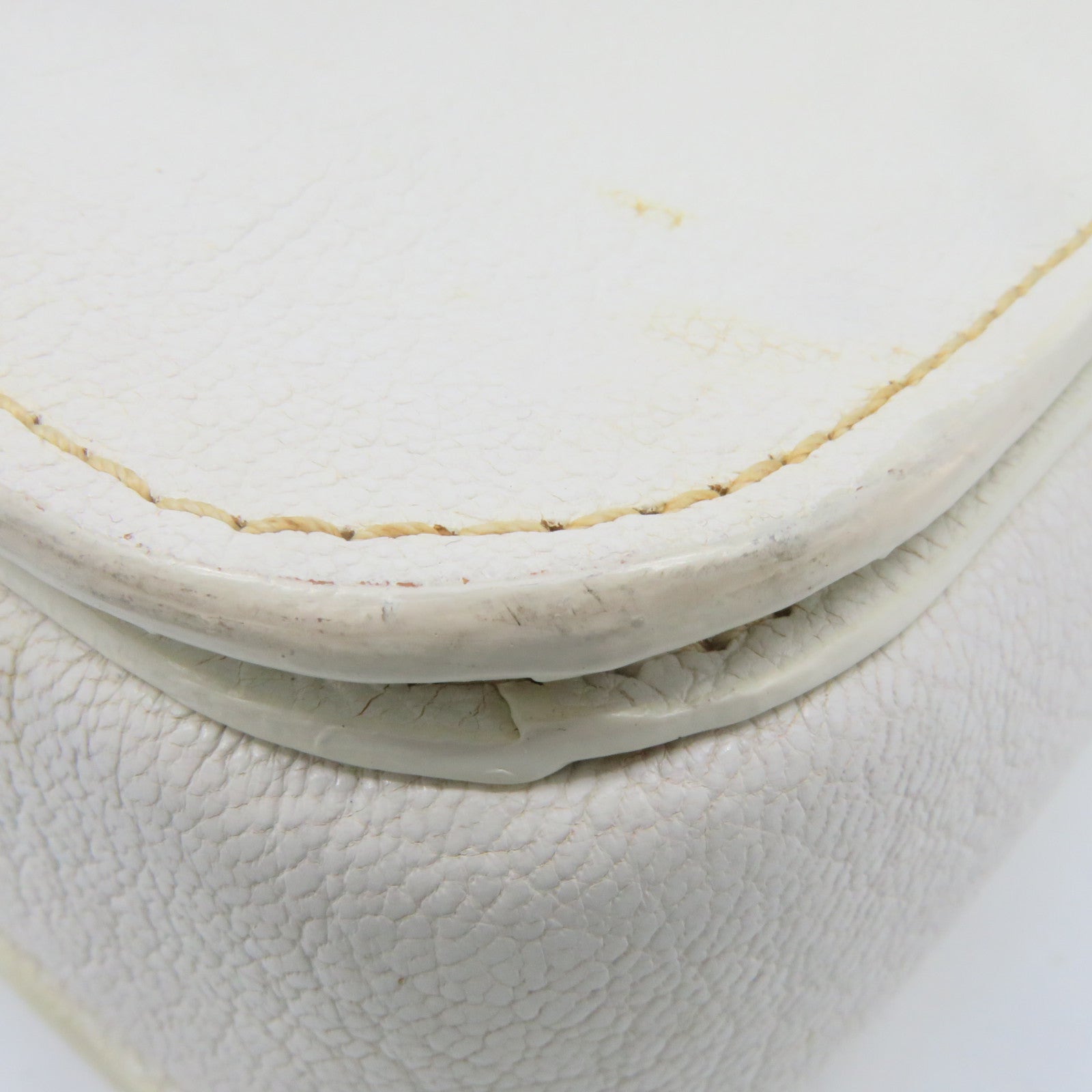 Miu Miu cowhide leather 2Way Shoulder Bag handle shoulder bag off-white