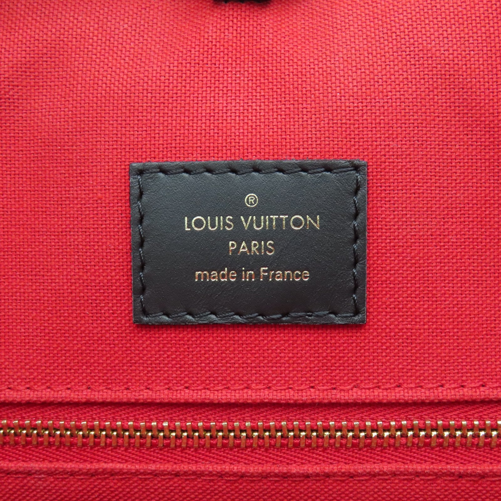 LOUIS VUITTON Monogram On The Go金扣肩背袋棕色