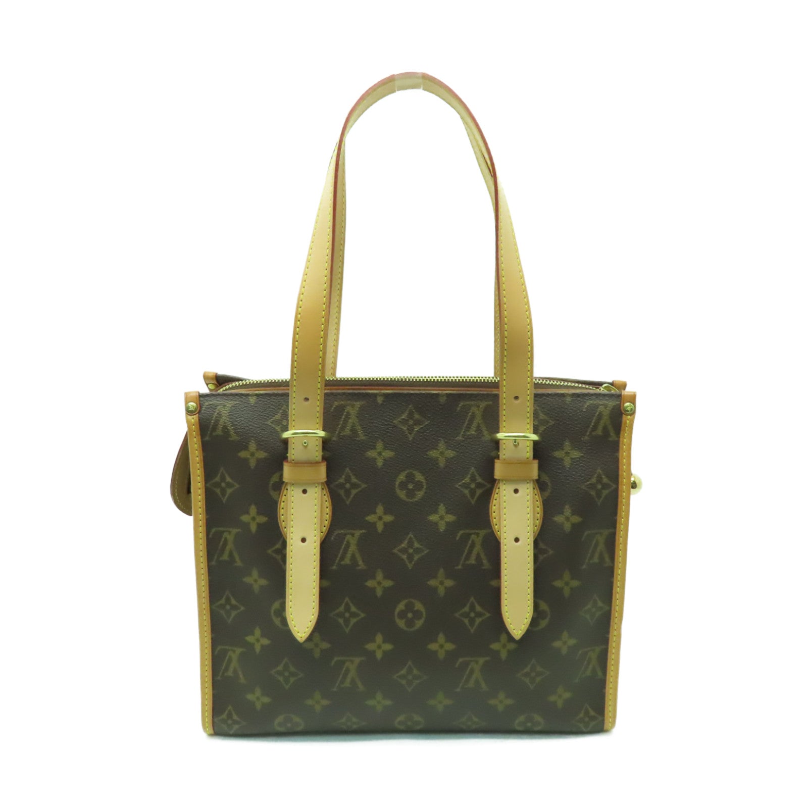 LOUIS VUITTON Monogram Popincourt Haut金扣手挽袋啡色