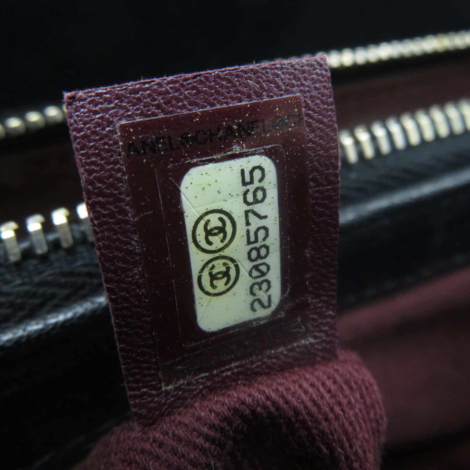 CHANEL 菱格牛皮皮革Shoulder Bag金扣手挽肩背兩用袋黑色