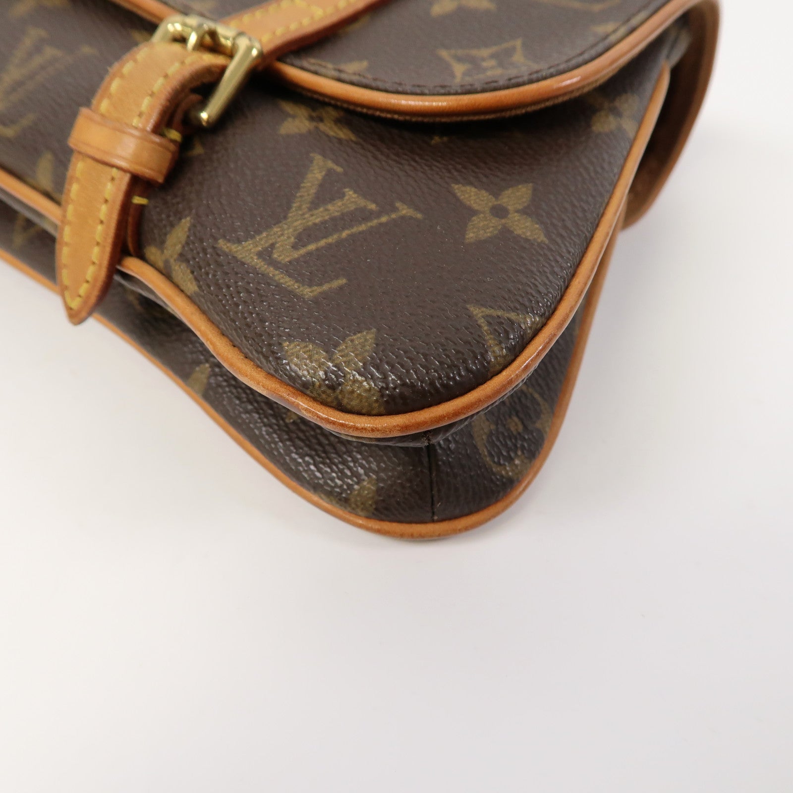 LOUIS VUITTON Monogram Murrell金扣肩背袋啡色