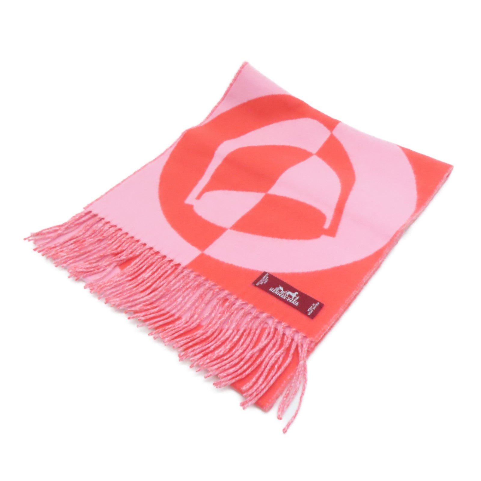 HERMES Cashmere Scarf颈巾粉红色