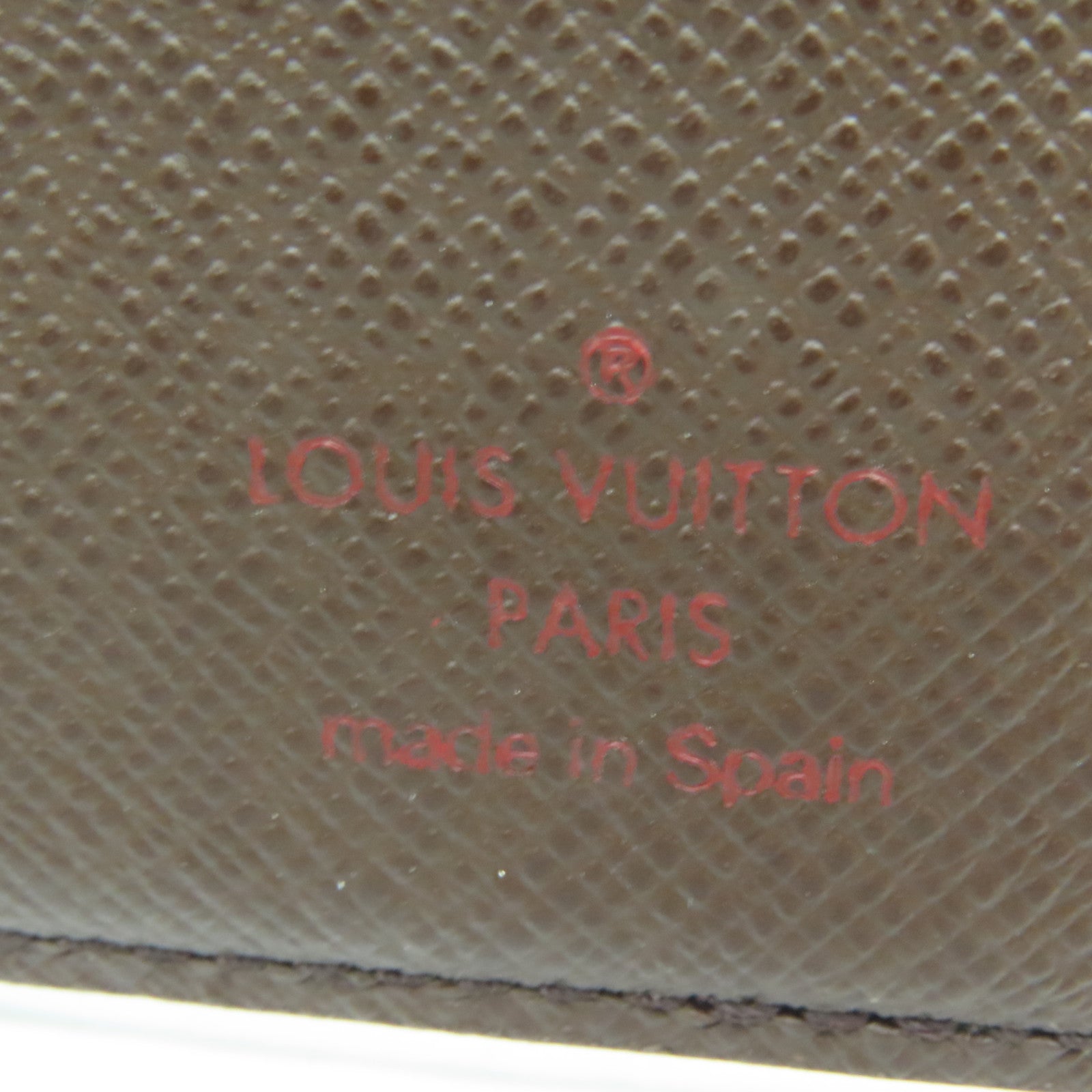 LOUIS VUITTON Damier皮革 Porte-Billets Wallet錢包啡色