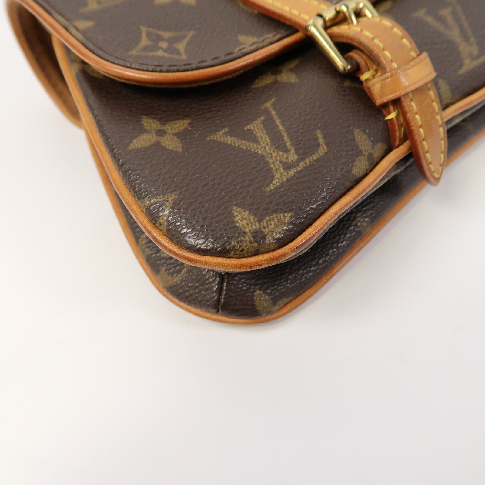 LOUIS VUITTON Monogram Murrell金扣肩背袋啡色