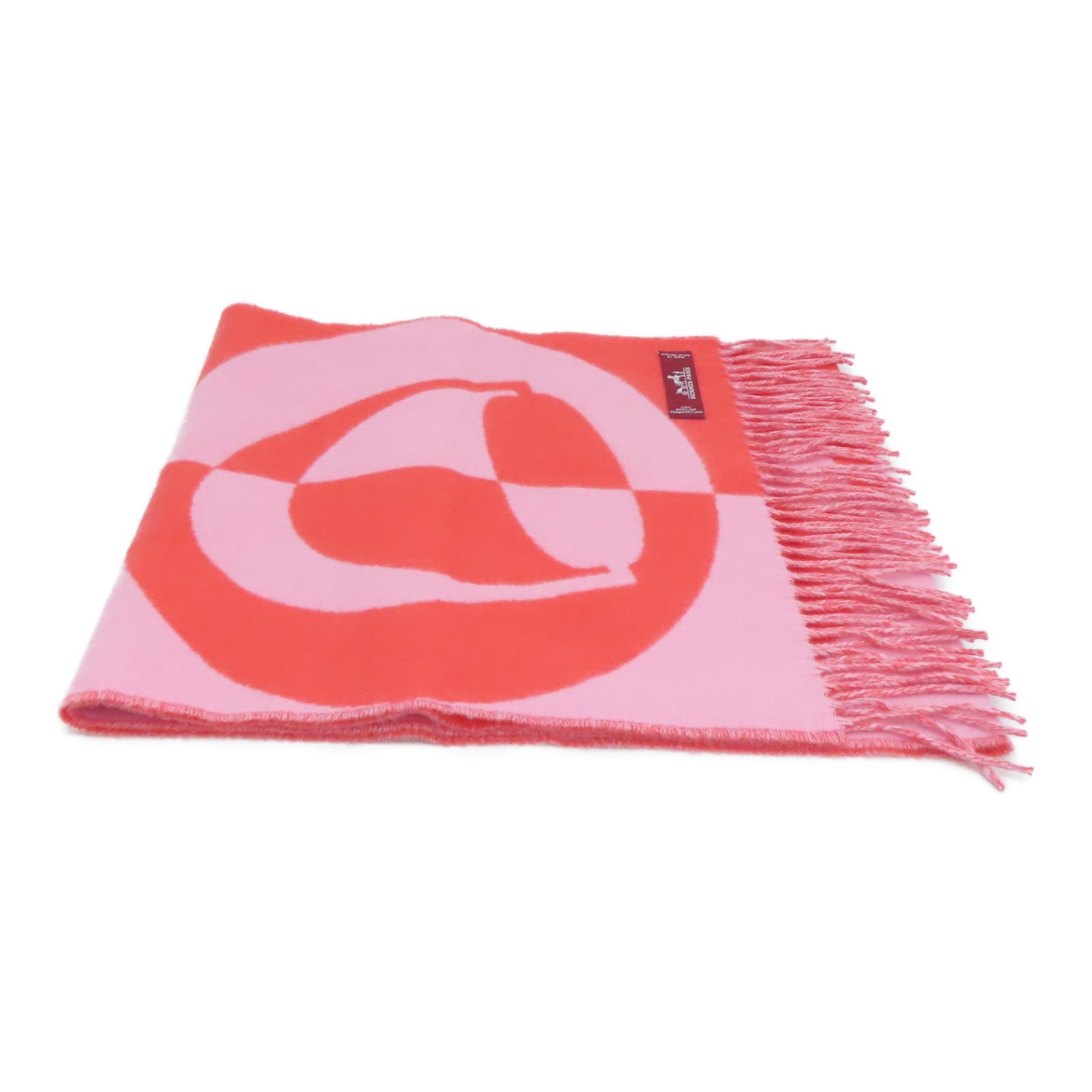 HERMES Cashmere Scarf颈巾粉红色