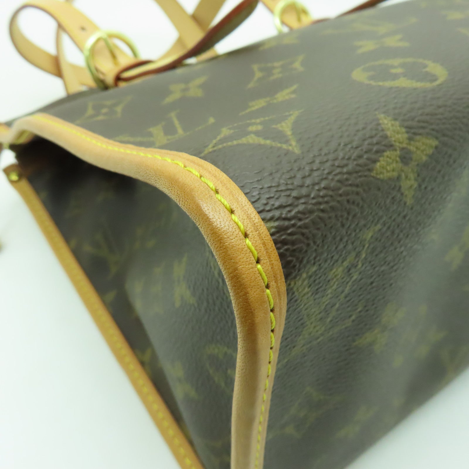LOUIS VUITTON Monogram Popincourt Haut金扣手挽袋啡色